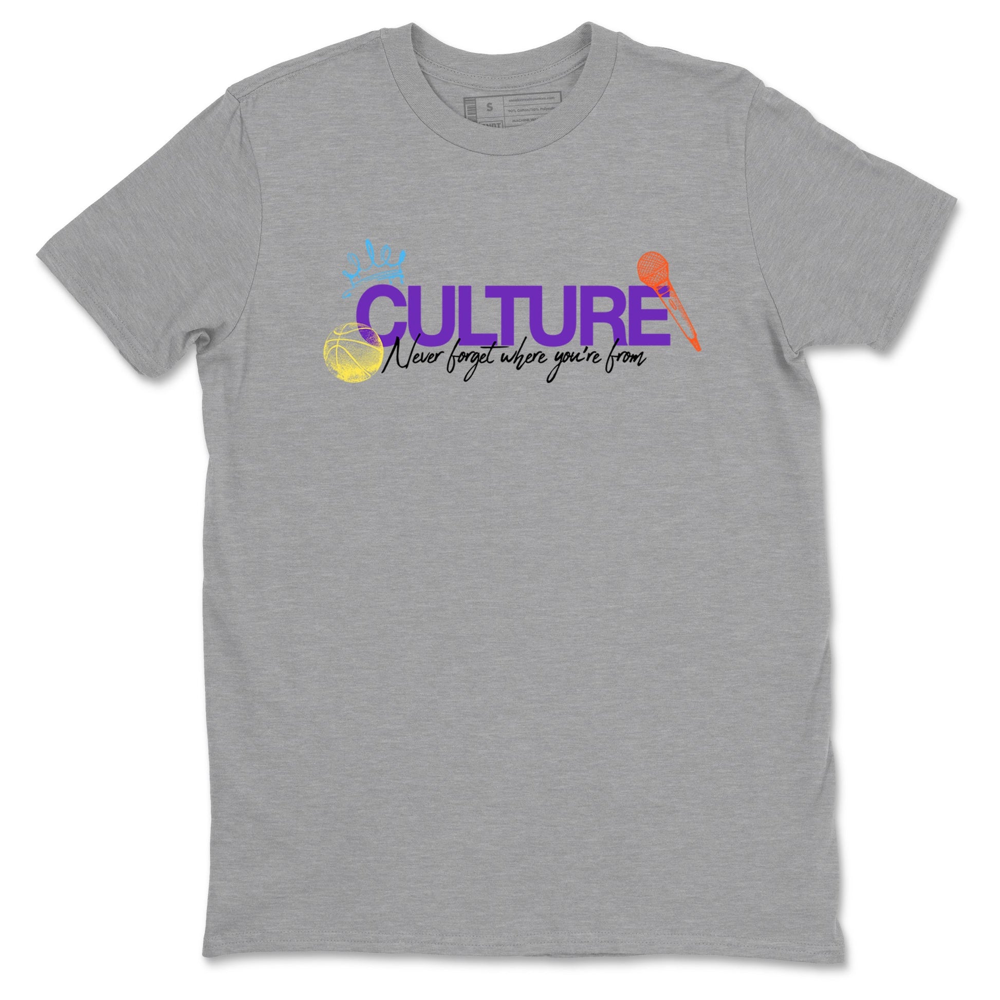 Sneaker Threads – Sneaker Tees To Match New Balance 9060 Prism Purple – Culture Graphic Tee Heather Grey 2. Perfect for Jordan releases 2025 colorways.
