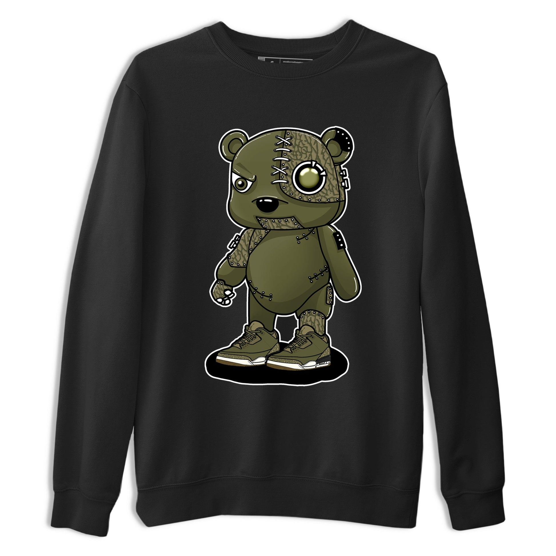 Sneaker Threads – Sneaker Threads To Match Air Jordan 3 Family Affair Shoes – Cyborg Bear Tee Black 2
