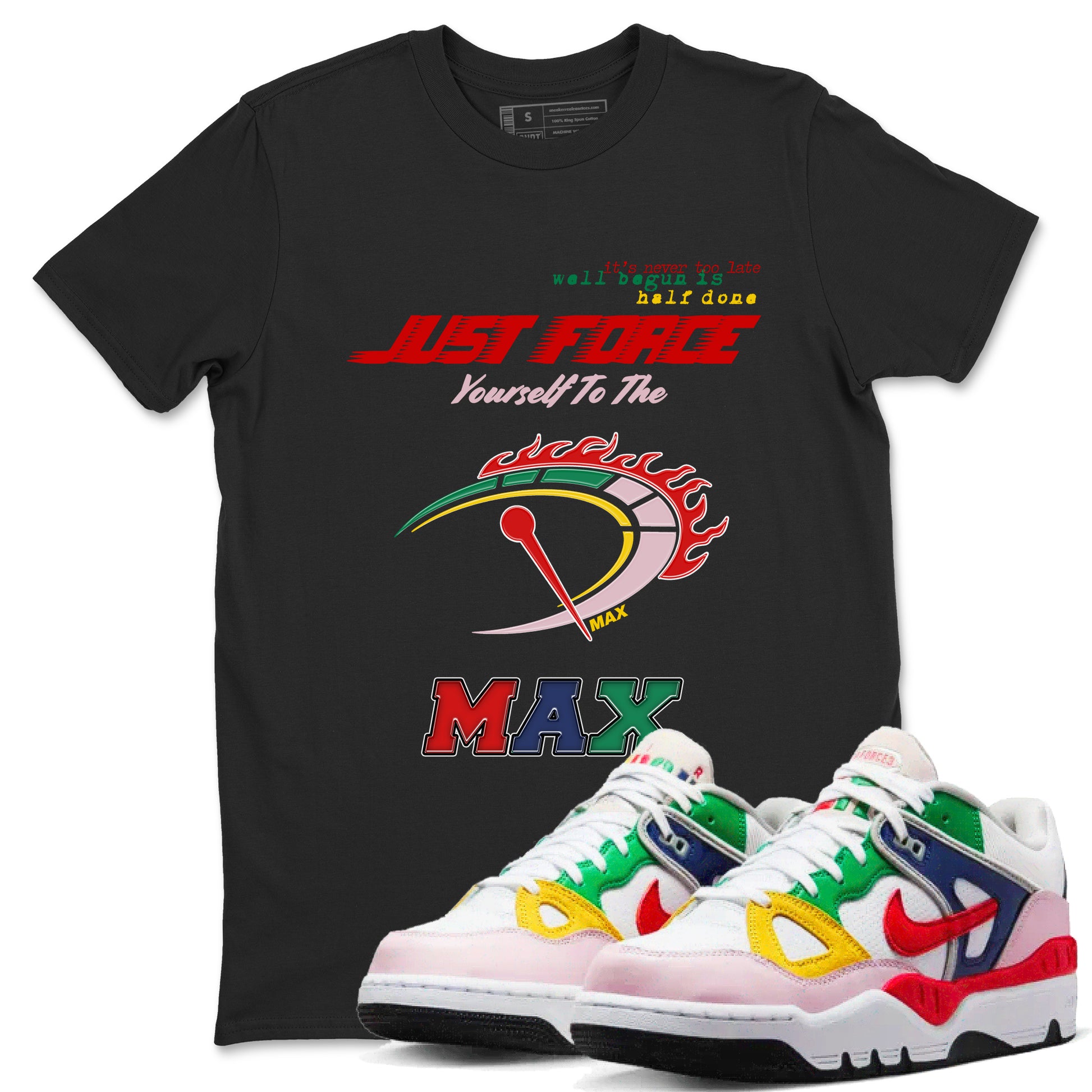 Do It To The Max SNRT Sneaker Tees - Air Force 3 Blue Void and Tour Yellow - SNRT Sneaker T-shirts