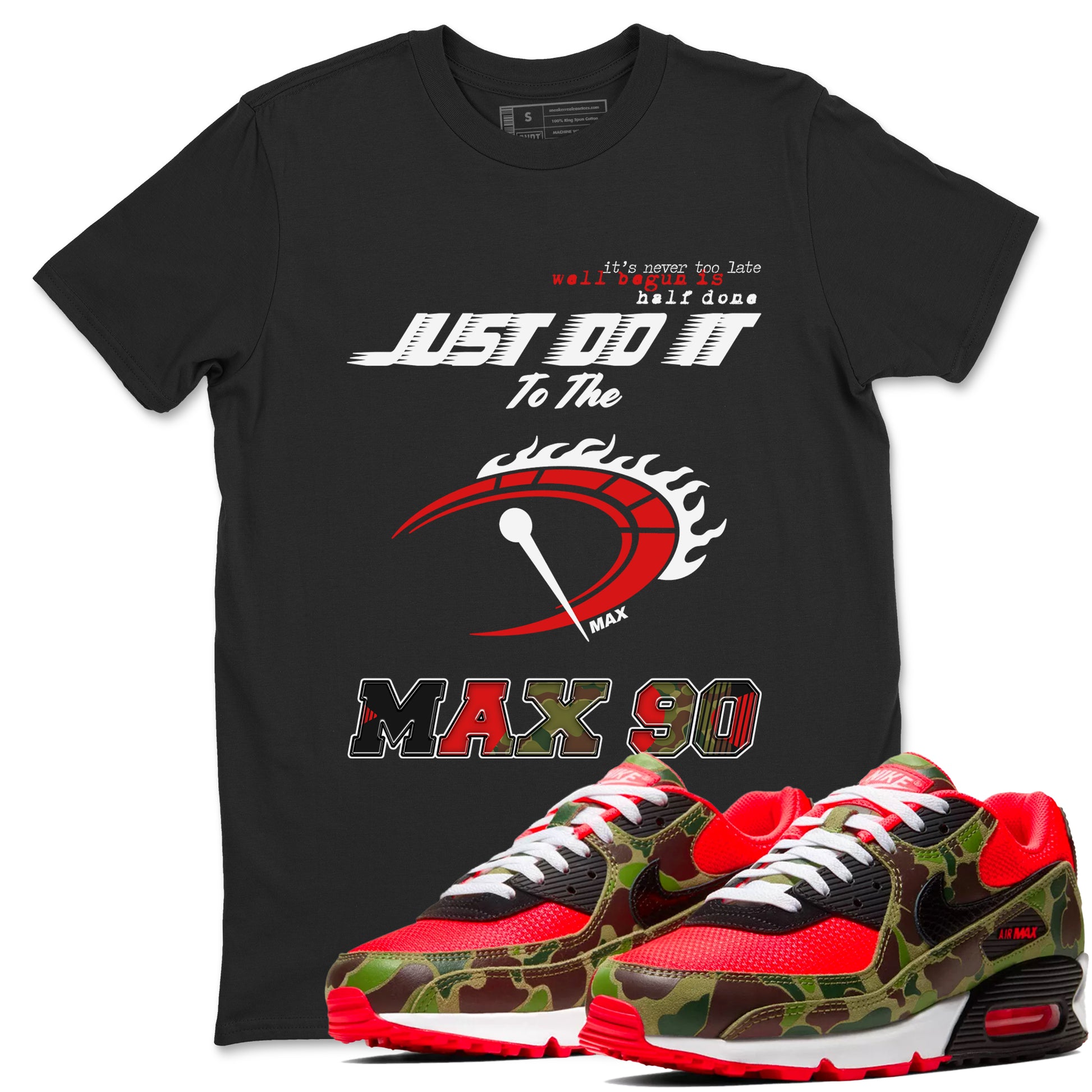 Do It To The Max SNRT Sneaker Tees - Air Max 90 Reverse Duck Camo - SNRT Sneaker T-shirts