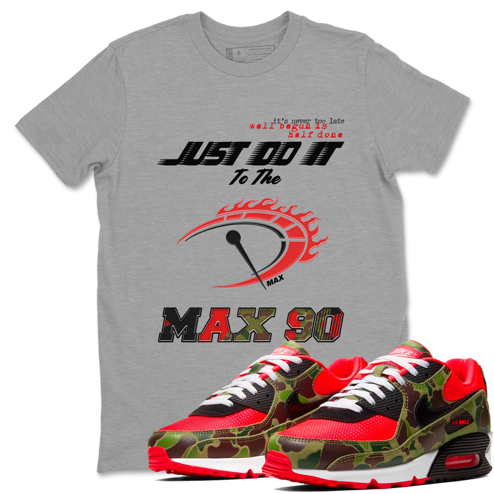 Do It To The Max SNRT Sneaker Tees - Air Max 90 Reverse Duck Camo - SNRT Sneaker T-shirts