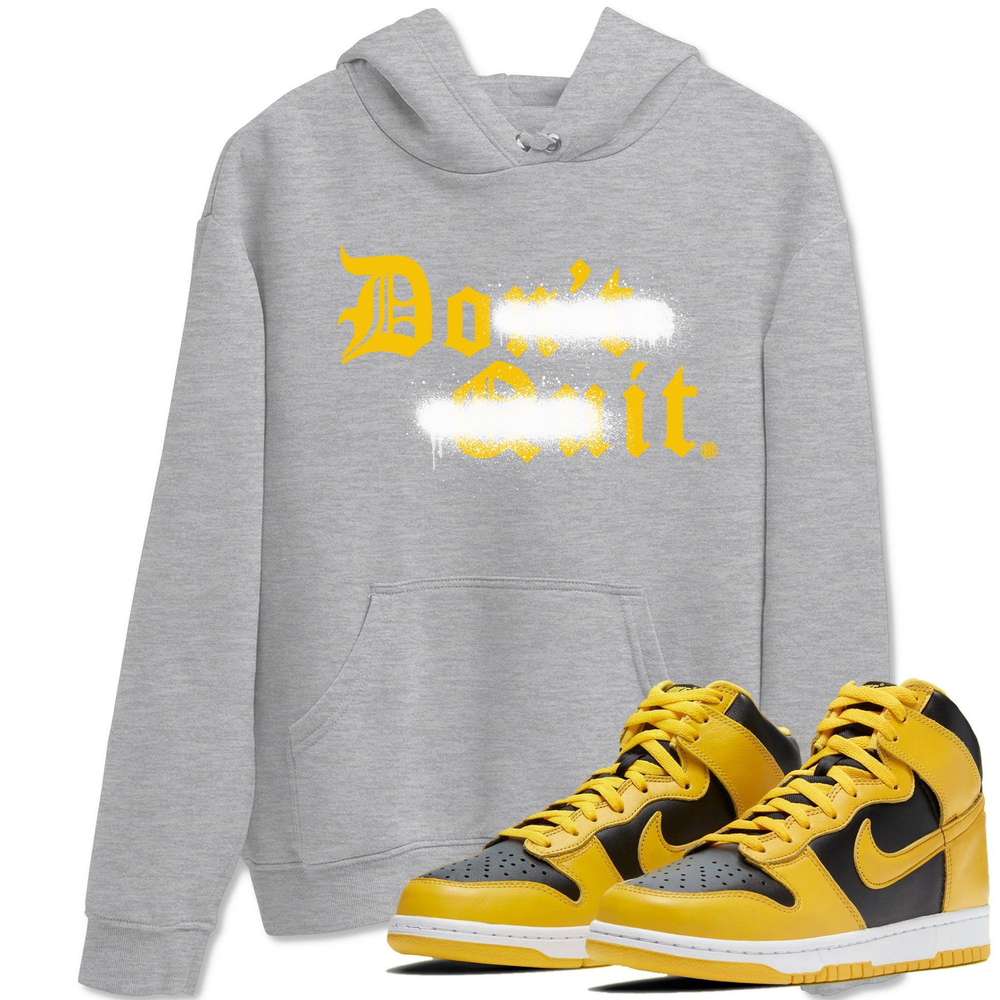 Dunk High Pollen shirts to match jordans Don't Quit Do It sneaker match tees Dunk High Pollen match shoes to clothes SNRT Sneaker Tees unisex cotton Heather Grey 1 shirts