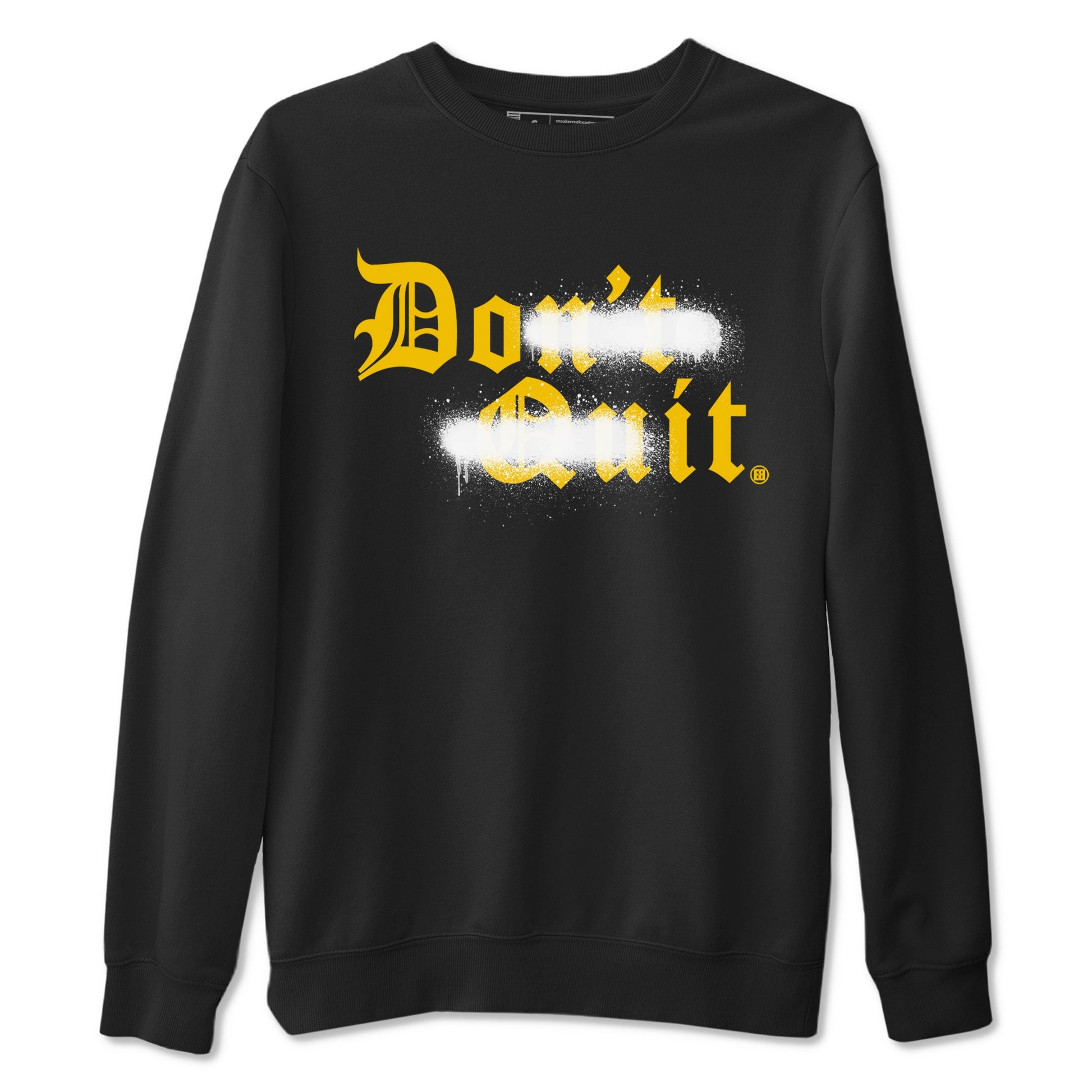 Dunk High Pollen shirts to match jordans Don't Quit Do It sneaker match tees Dunk High Pollen match shoes to clothes SNRT Sneaker Tees unisex cotton Black 2 shirts