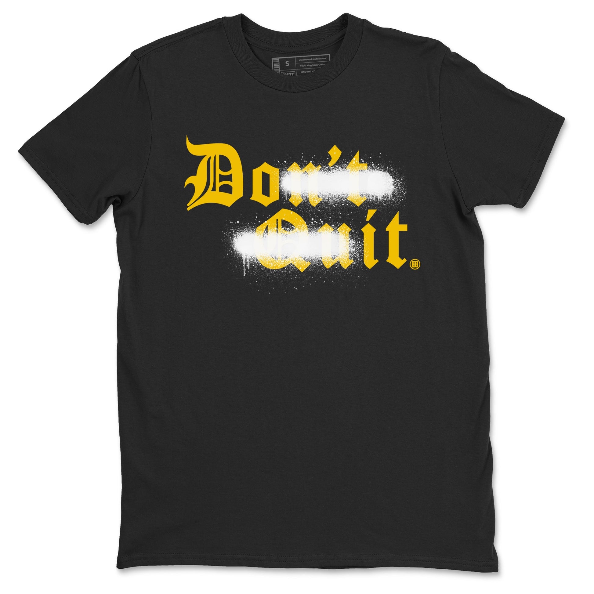 Dunk High Pollen shirts to match jordans Don't Quit Do It sneaker match tees Dunk High Pollen match shoes to clothes SNRT Sneaker Tees unisex cotton Black 2 shirts