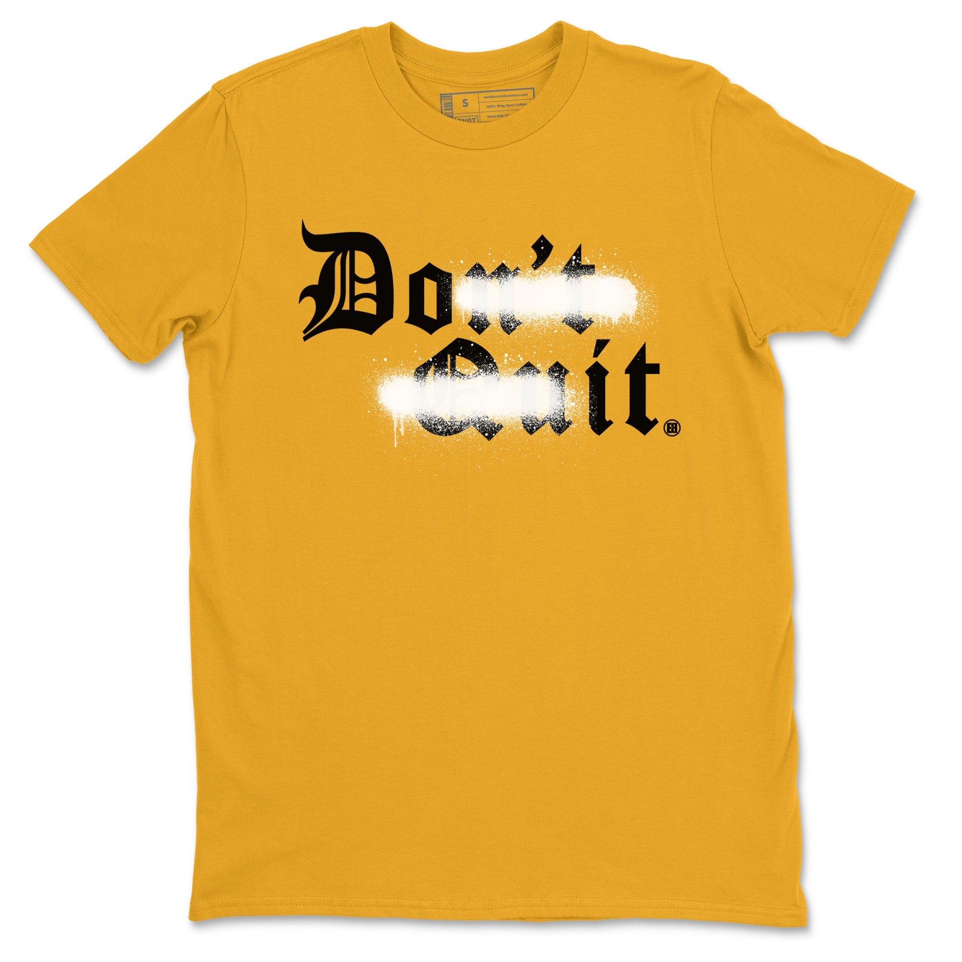 Dunk High Pollen shirts to match jordans Don't Quit Do It sneaker match tees Dunk High Pollen match shoes to clothes SNRT Sneaker Tees unisex cotton Gold 2 shirts