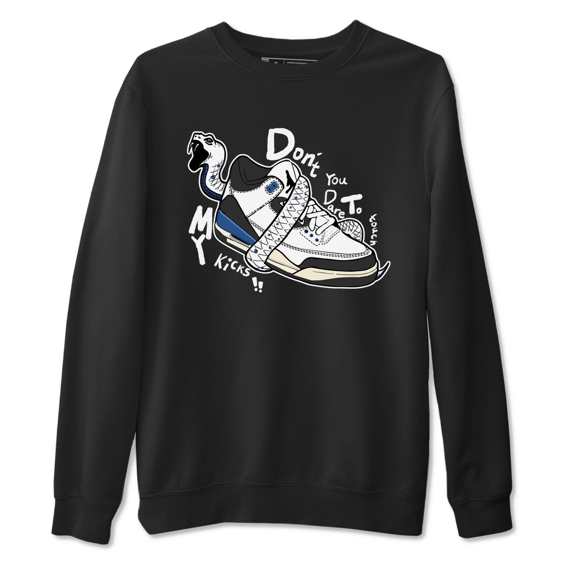 3s For The Love to match jordans Don't Touch My Kicks sneaker match tees A Ma Maniere For The Love match shoes to clothes SNRT Sneaker Tees unisex cotton Black 2 shirts