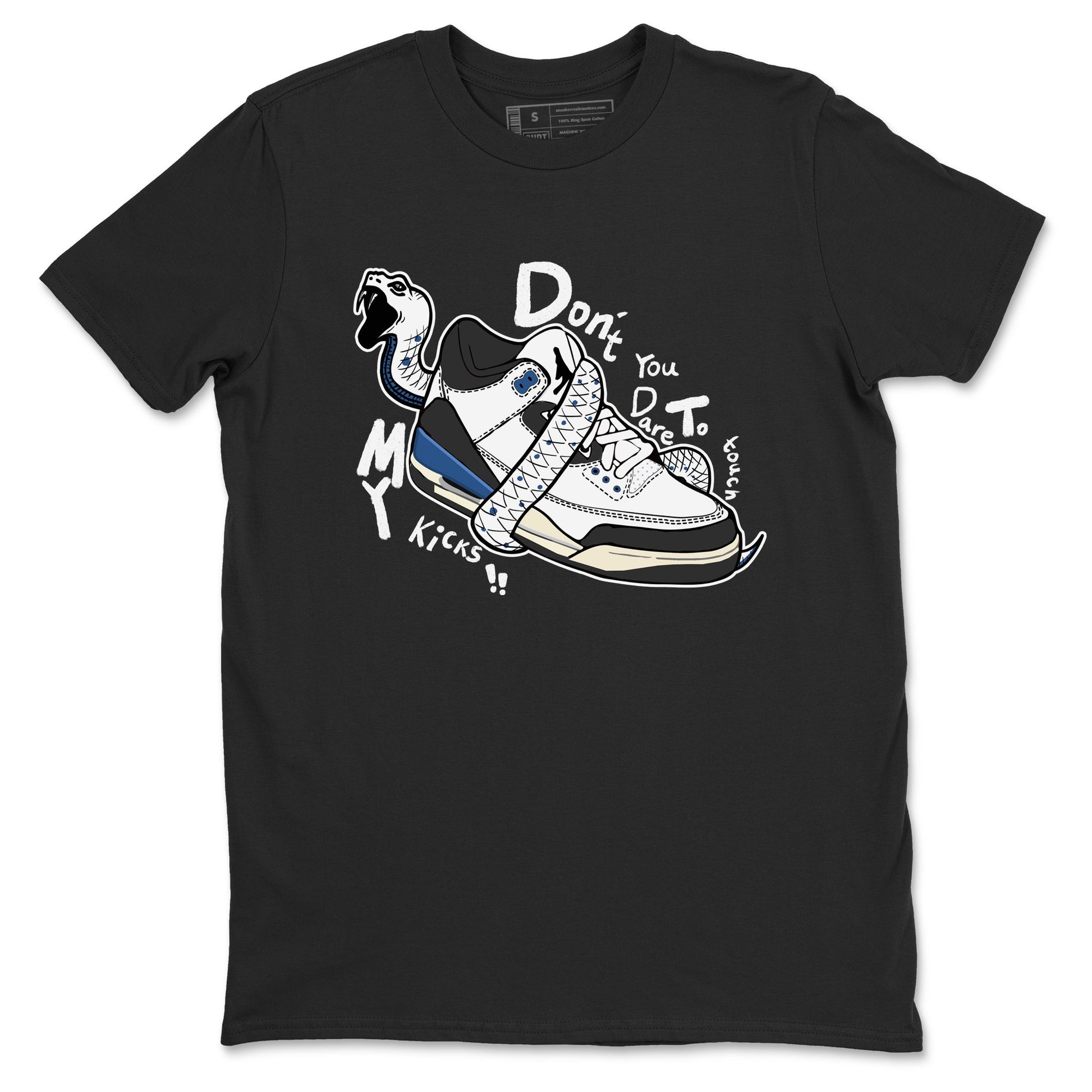 3s For The Love to match jordans Don't Touch My Kicks sneaker match tees A Ma Maniere For The Love match shoes to clothes SNRT Sneaker Tees unisex cotton Black 2 shirts