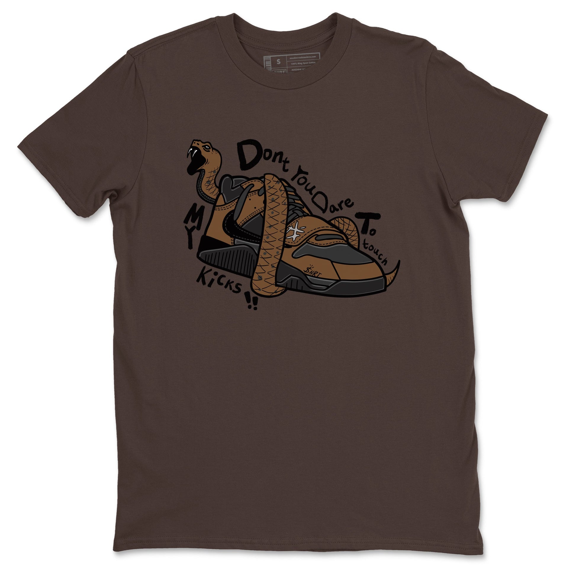 Jordan Jumpman Jack TR Travis Scott Dark Mocha shirts to match jordans Don't Touch My Kicks sneaker match tees Jordan Jumpman Jack Travis Scott Dark Mocha match shoes to clothes SNRT Sneaker Tees unisex cotton Dark Chocolate 2 shirts