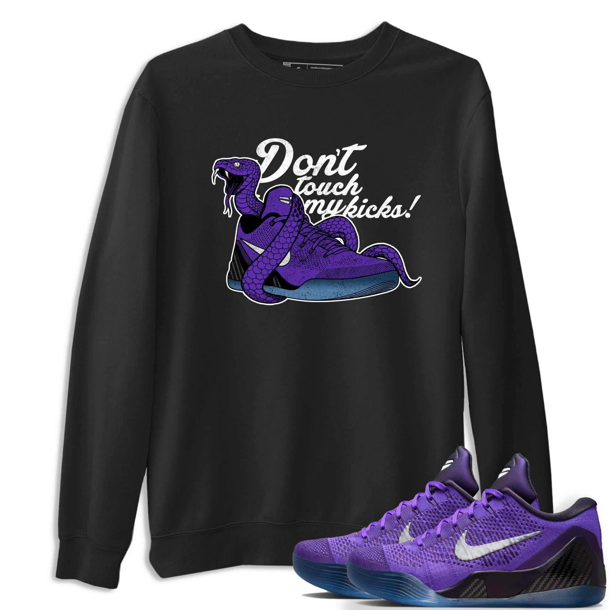 Sneaker Threads – Sneaker Tees To Match Nike KB 9 Hyper Grape – Don't Touch My Kicks Graphic Tee Black 1. Perfect for Jordan releases 2025 colorways. Perfect for purple basketball sneaker releases and legacy-inspired colorways for 2025 hoopers.