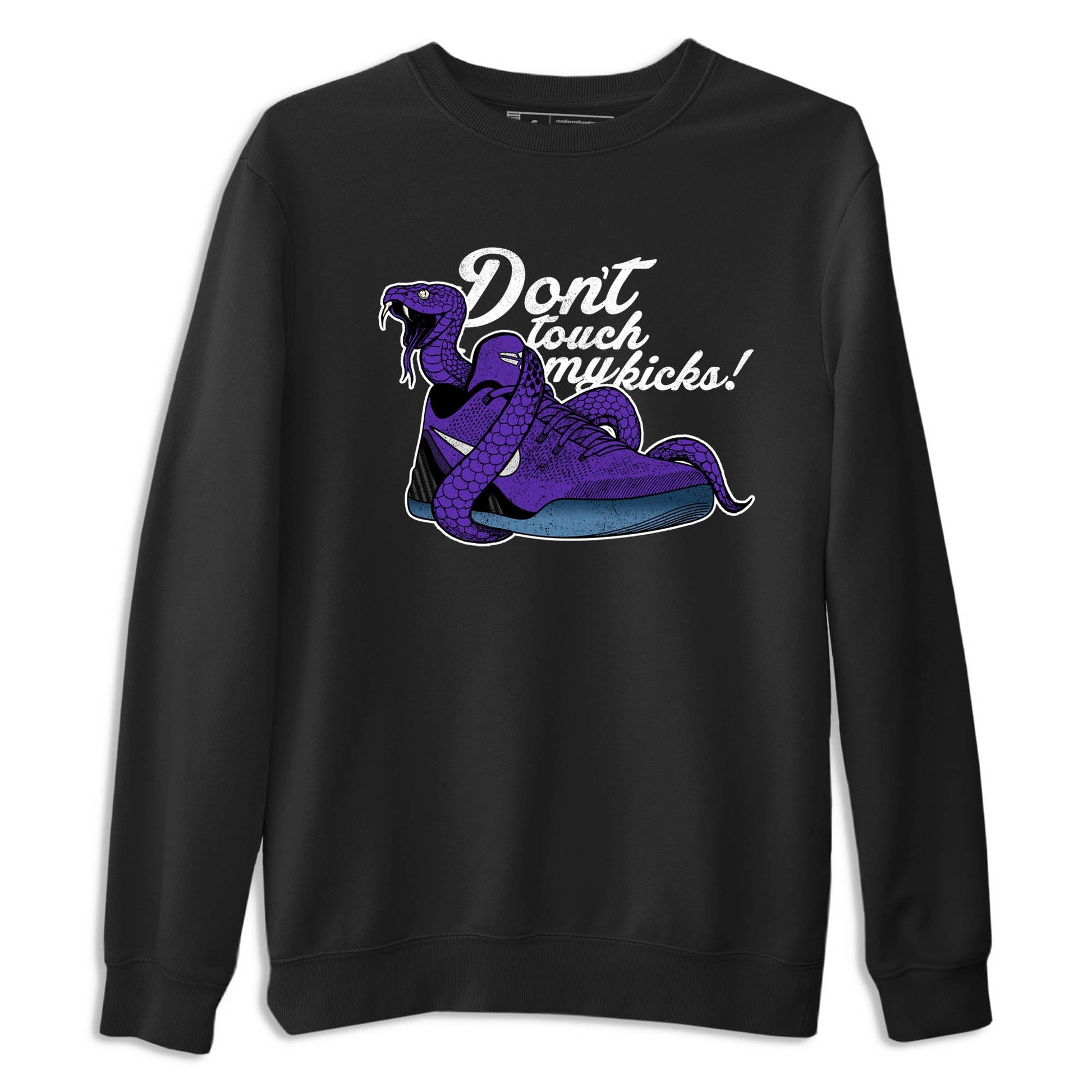 Sneaker Threads – Sneaker Tees To Match Nike KB 9 Hyper Grape – Don't Touch My Kicks Graphic Tee Black 2. Perfect for Jordan releases 2025 colorways. Perfect for purple basketball sneaker releases and legacy-inspired colorways for 2025 hoopers.