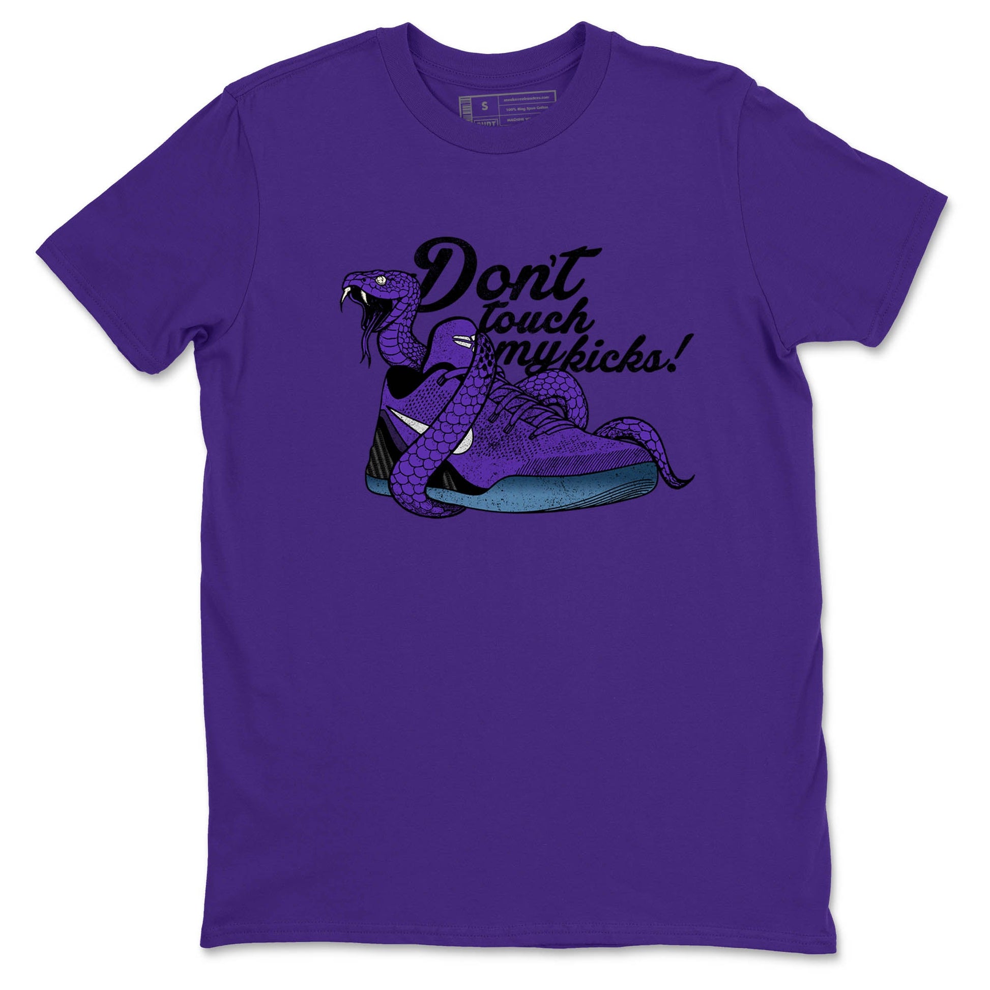 Sneaker Threads – Sneaker Tees To Match Nike KB 9 Hyper Grape – Don't Touch My Kicks Graphic Tee Purple 2. Perfect for Jordan releases 2025 colorways. Perfect for purple basketball sneaker releases and legacy-inspired colorways for 2025 hoopers.