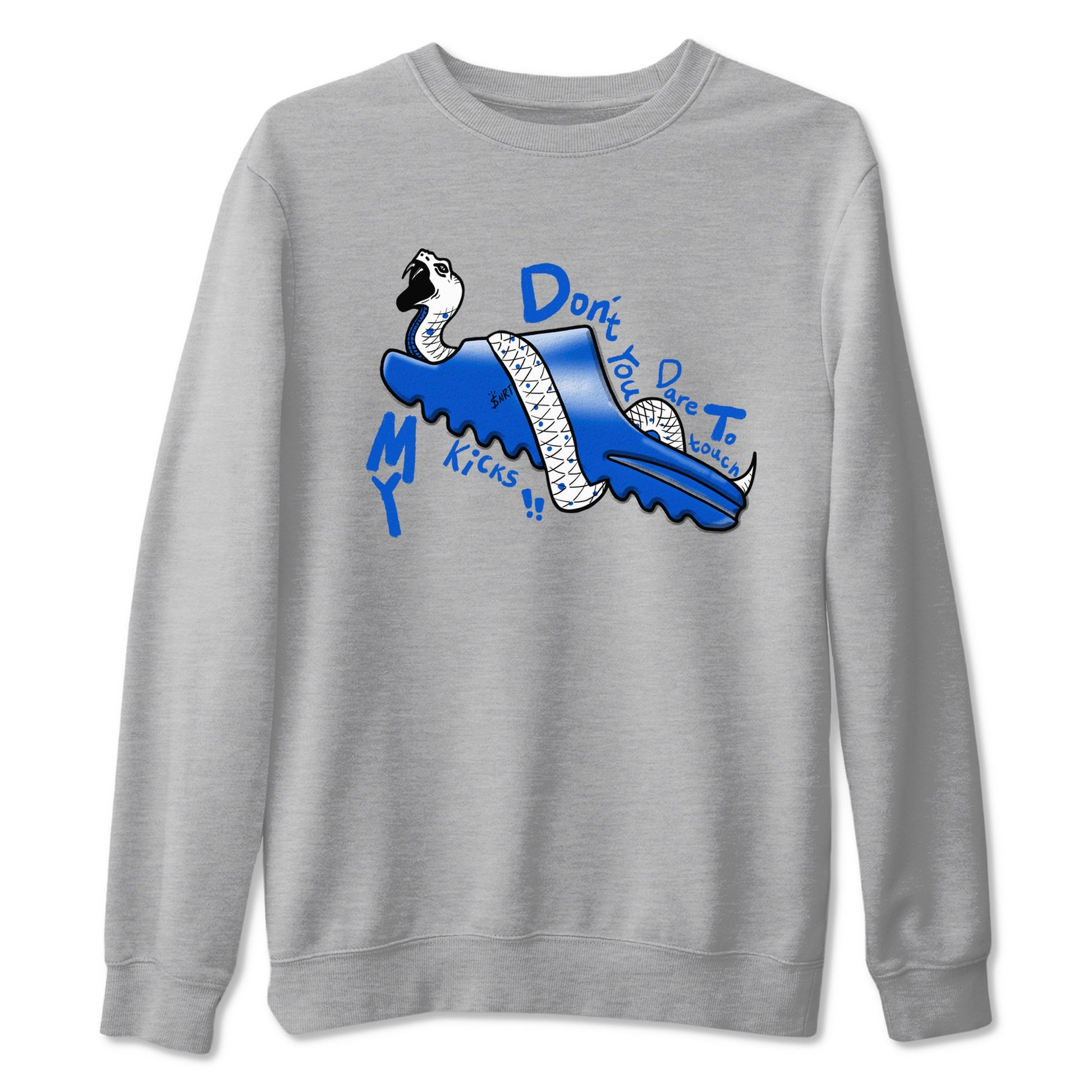 Yeezy Slide Azure shirts to match jordans Don't Touch My Kicks sneaker match tees Yeezy Slide Azure SNRT Sneaker Tees streetwear brand Heather Grey 2 unisex cotton tee