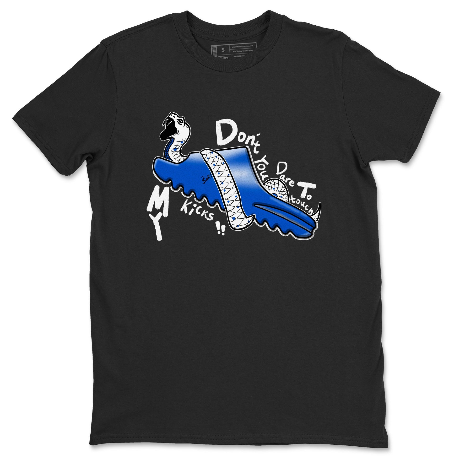 Yeezy Slide Azure shirts to match jordans Don't Touch My Kicks sneaker match tees Yeezy Slide Azure SNRT Sneaker Tees streetwear brand Black 2 unisex cotton tee