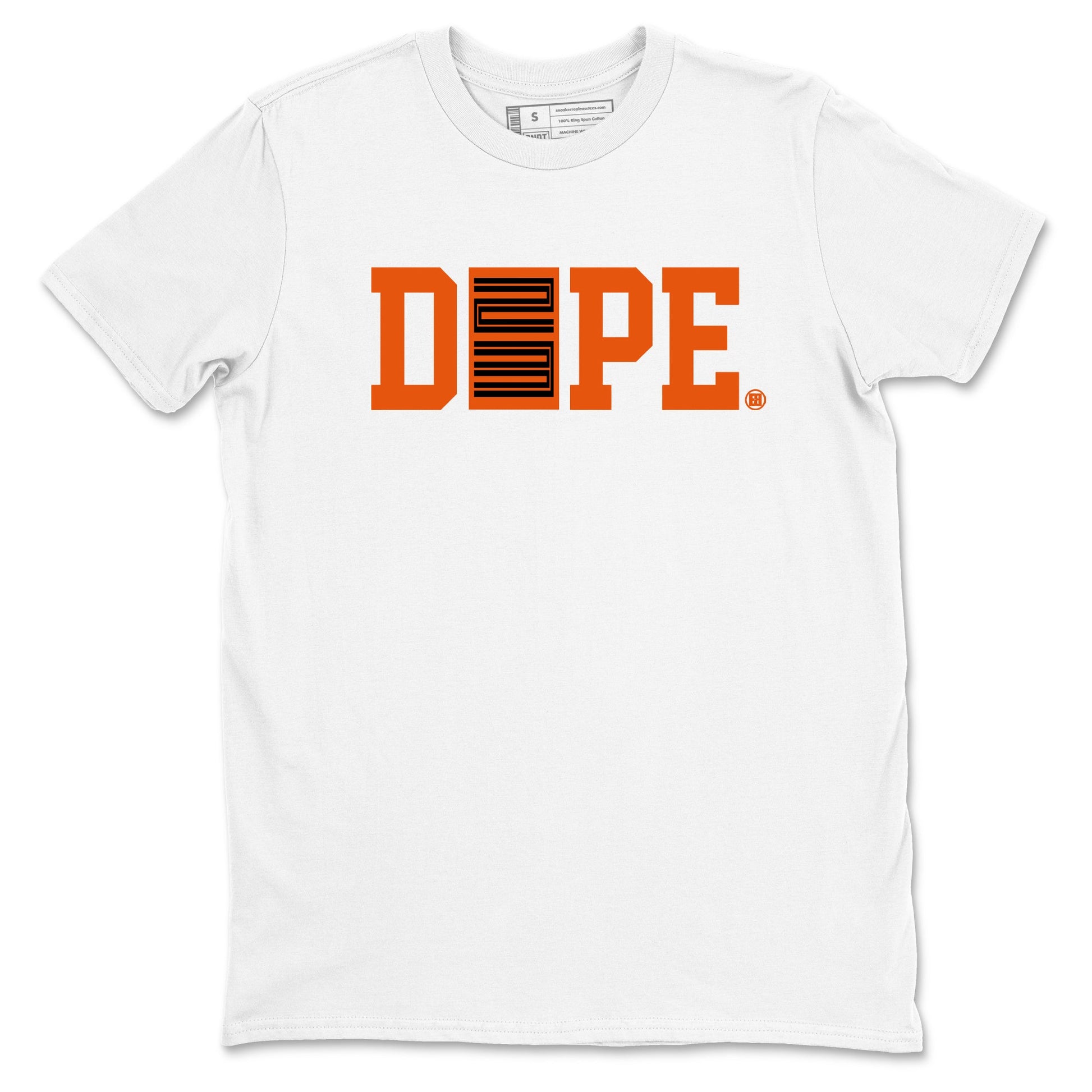 1s Orange Sneaker match tees – Sneaker Tees To Match Jordan 1 Retro Shattered Backboard Shoes – Dope 23 Tee White 2