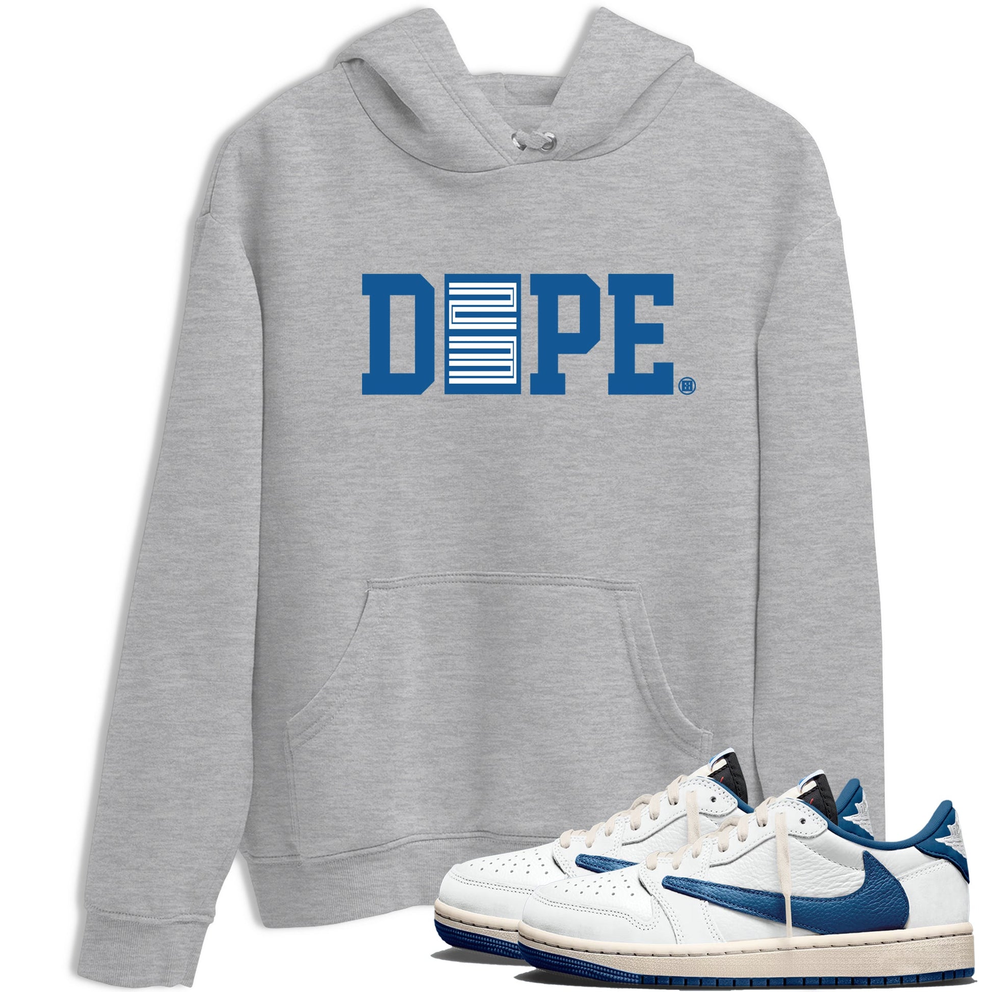 Sneaker match tees – Streetwear Graphic Tees Air Jordan 1 Travis Scott Fragment Sneakers – Dope 23 Graphic Tee Heather Grey 1
