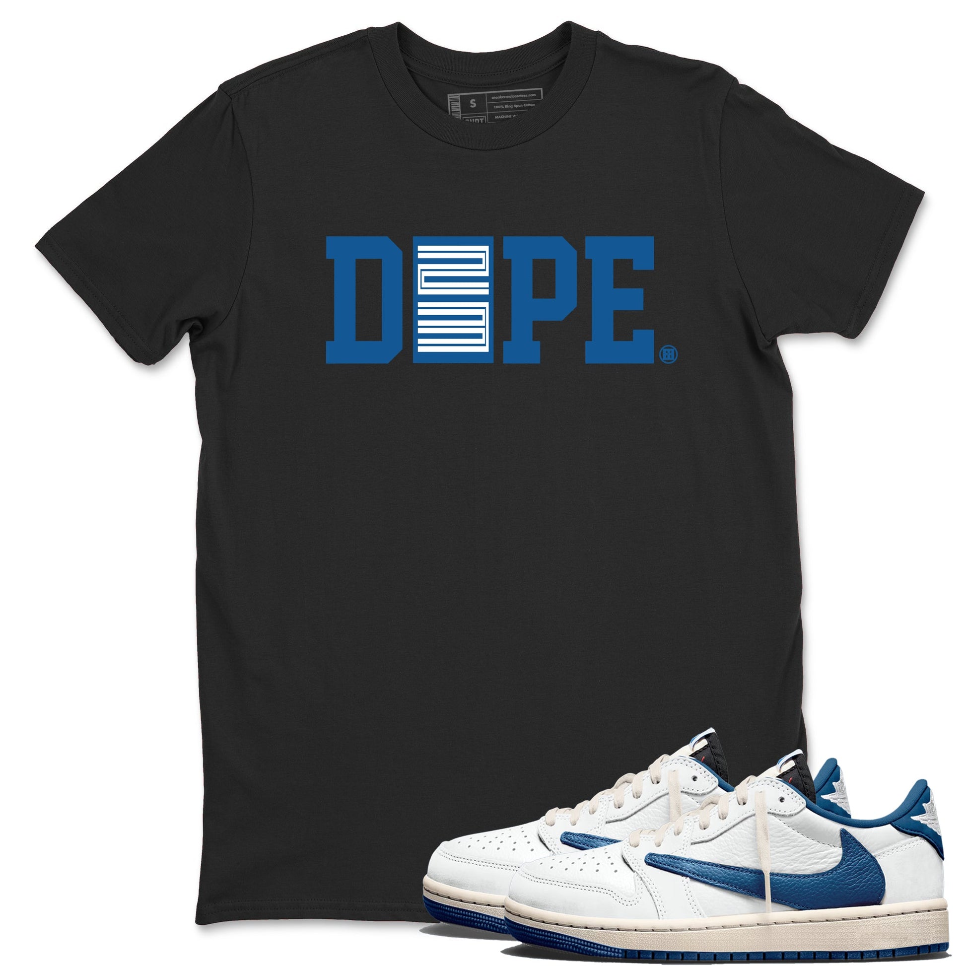 Sneaker match tees – Streetwear Graphic Tees Air Jordan 1 Travis Scott Fragment Sneakers – Dope 23 Graphic Tee Black 1