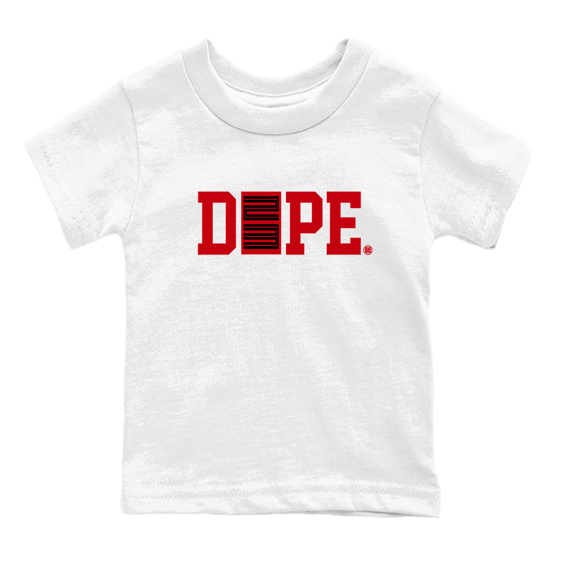 Sneaker match tees – Sneaker Tees To Match Air Jordan 5 Fire Red Shoes – Dope 23 Kids T-Shirt White 2
