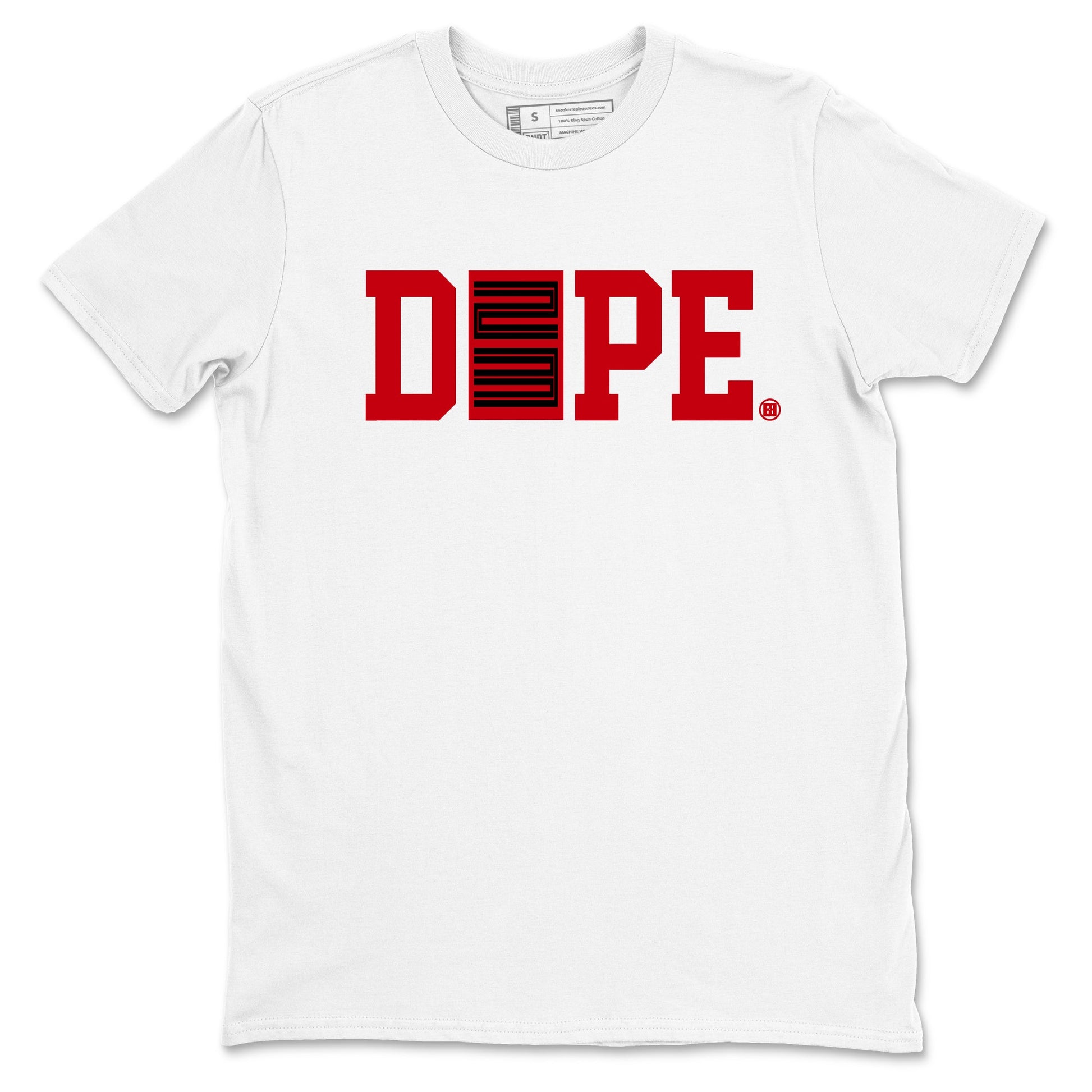 Sneaker match tees – Sneaker Tees To Match Air Jordan 5 Fire Red Shoes – Dope 23 Tee White 2