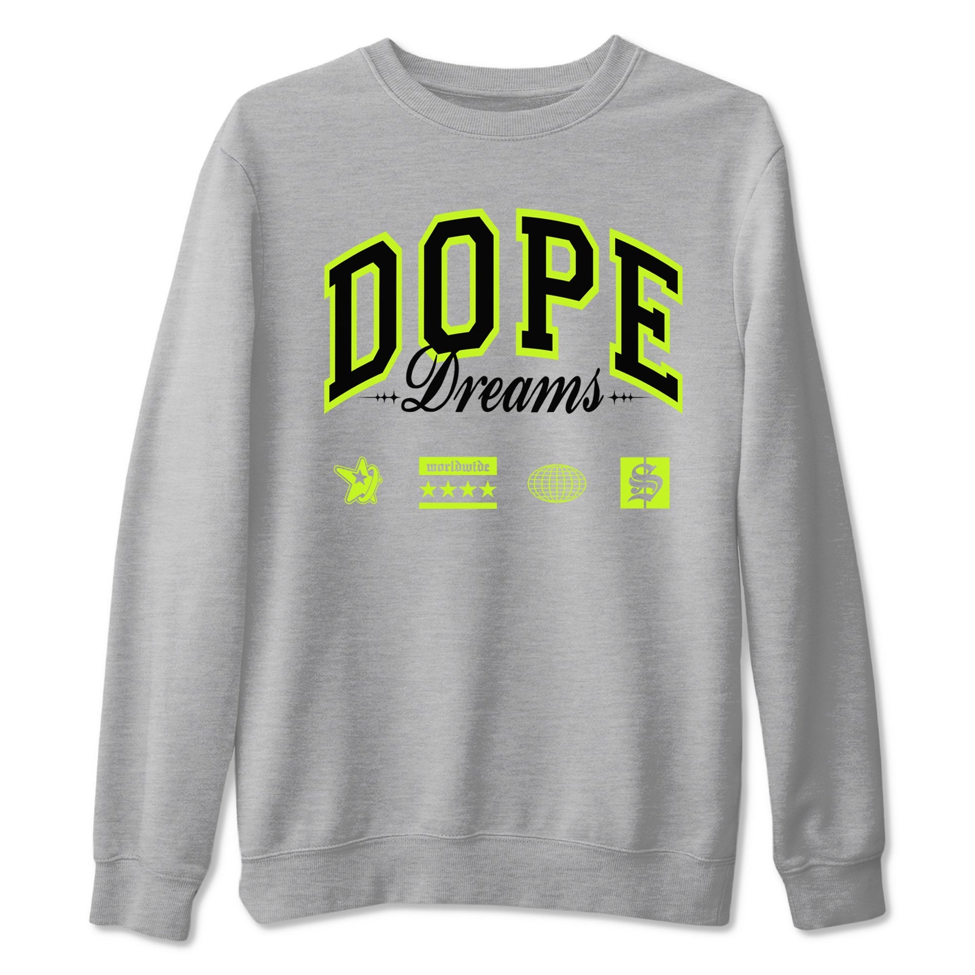 AF1 Volt shirts to match jordans Dope Dreams sneaker match tees Air Force 1 Volt match shoes to clothes SNRT Sneaker Tees unisex cotton Heather Grey 2 shirts
