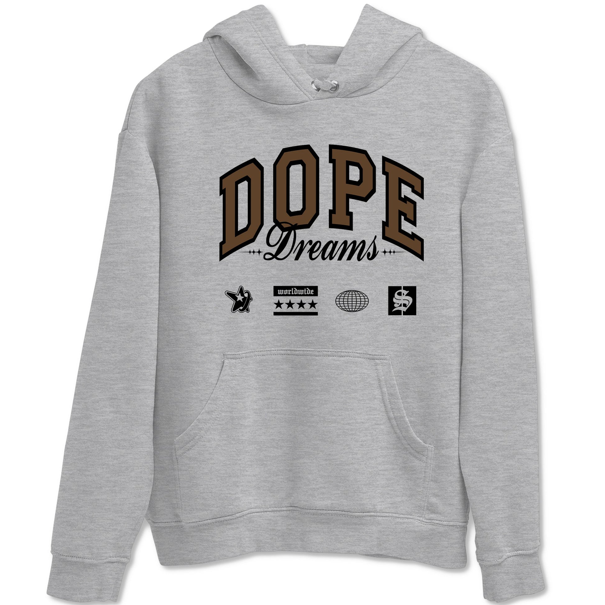 1s Mocha shirts to match jordans Dope Dreams sneaker match tees Air Jordan 1 Mocha match shoes to clothes SNRT Sneaker Tees unisex cotton Heather Grey 2 shirts