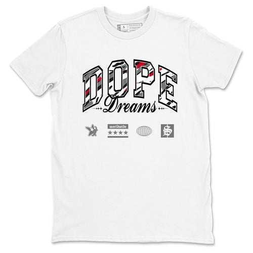 Sneaker Threads – Sneaker Tees To Match Air Jordan 8 Bunny – Dope Dreams Graphic Tee White 2. Perfect for Jordan releases 2025 colorways.