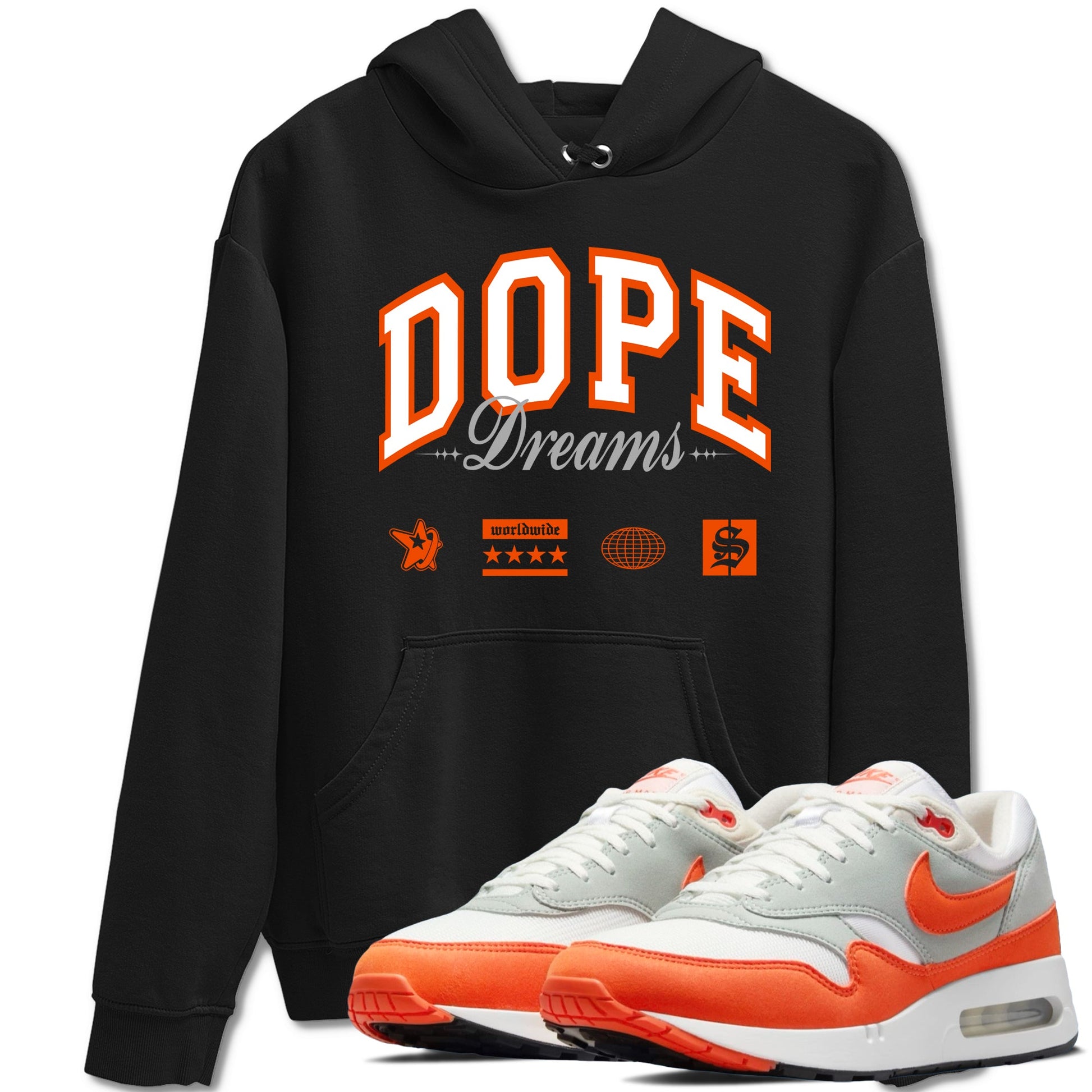 Air Max 1 OG '86 'Summit White and Cosmic Clay shirts to match jordans Dope Dreams sneaker match tees Air Max 1 Cosmic Clay match shoes to clothes SNRT Sneaker Tees unisex cotton Black 1 shirts