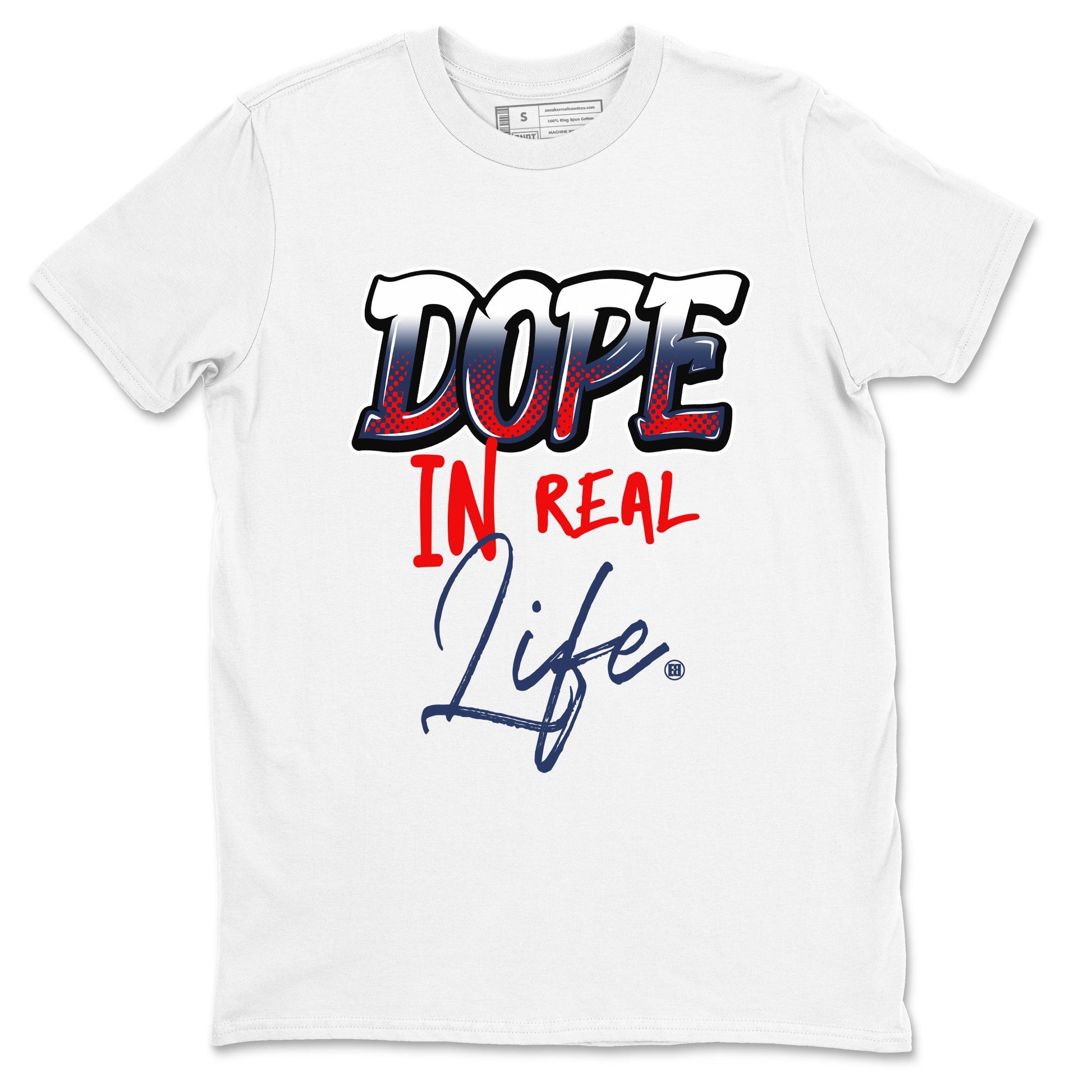 6s White And Midnight Navy shirts to match jordans Dope In Real Life sneaker match tees Air Jordan 6 White And Midnight Navy SNRT Sneaker Tees streetwear brand White 2 unisex cotton tee