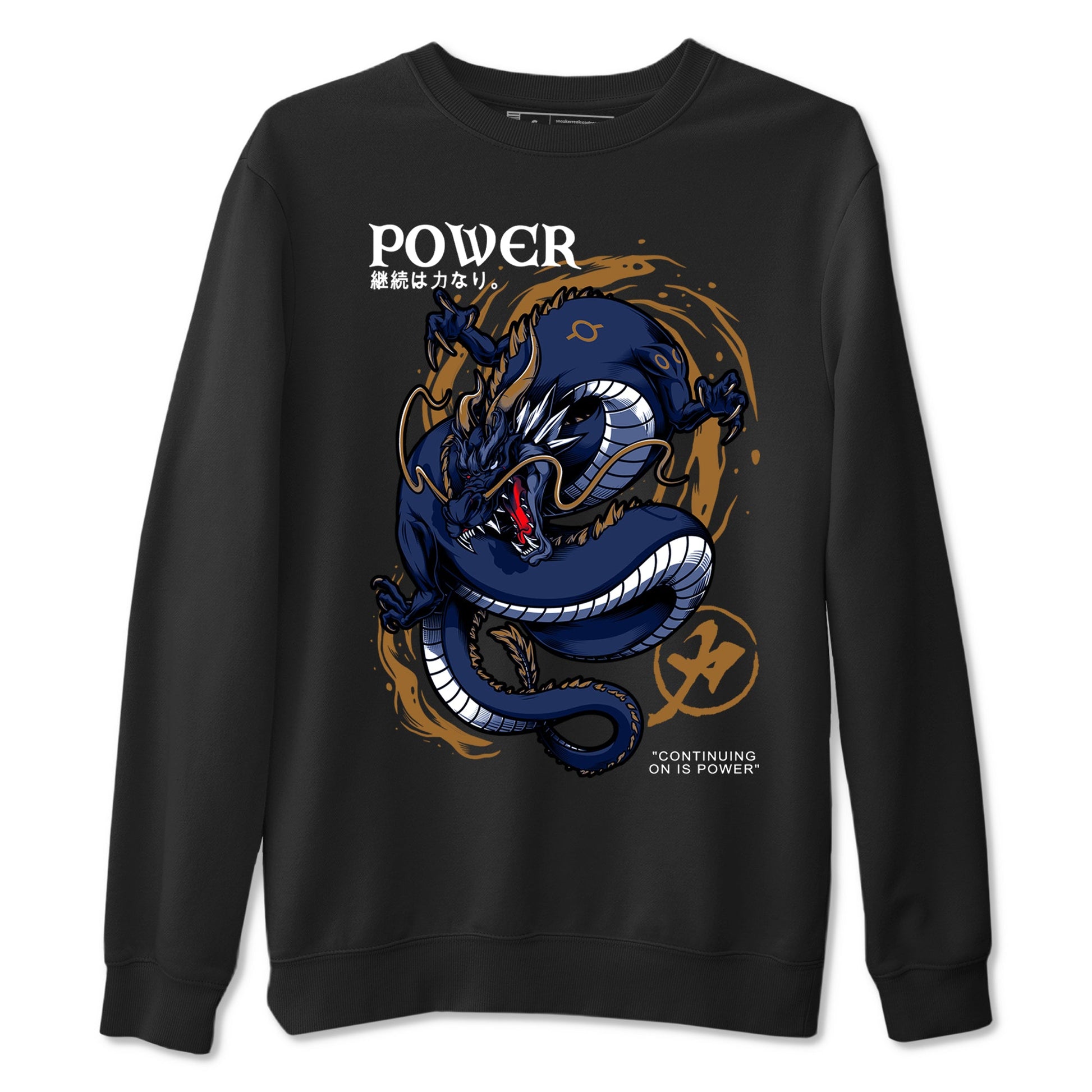 Air Jordan 13 Retro Midnight Navy t shirts to match sneakers Dragon Power sneaker match tees 13s Midnight Navy tee SNRT Sneaker Tees unisex cotton Black 2 shirts