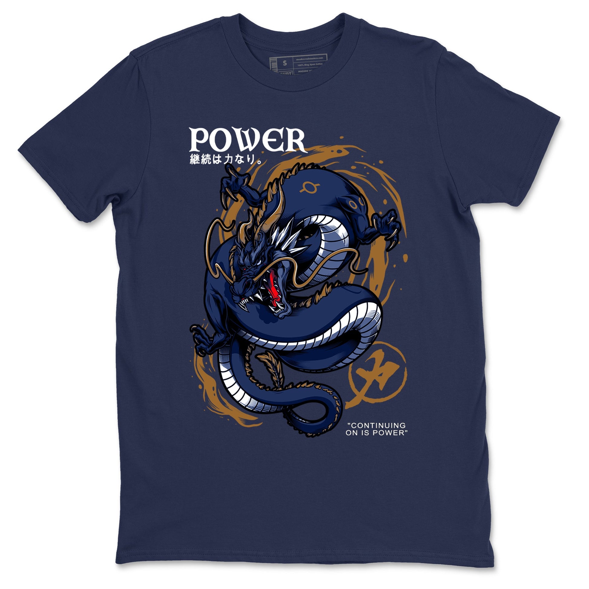 Air Jordan 13 Retro Midnight Navy t shirts to match sneakers Dragon Power sneaker match tees 13s Midnight Navy tee SNRT Sneaker Tees unisex cotton Navy 2 shirts
