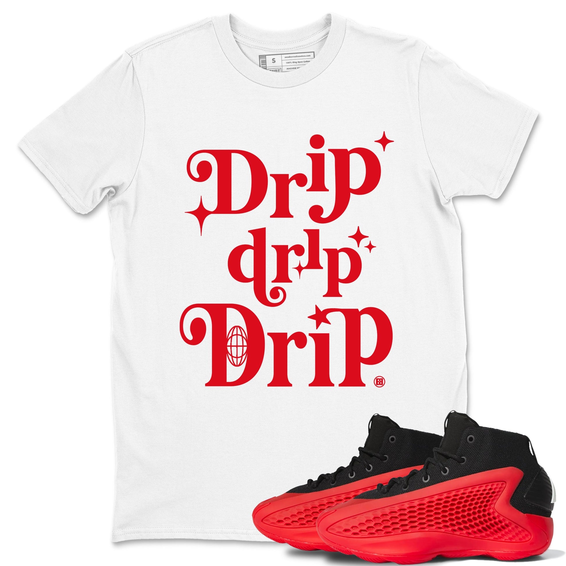 AE 1 Bred shirts to match jordans Drip Drip Drip sneaker match tees AE 1 Bred match shoes to clothes SNRT Sneaker Tees unisex cotton White 1 shirts
