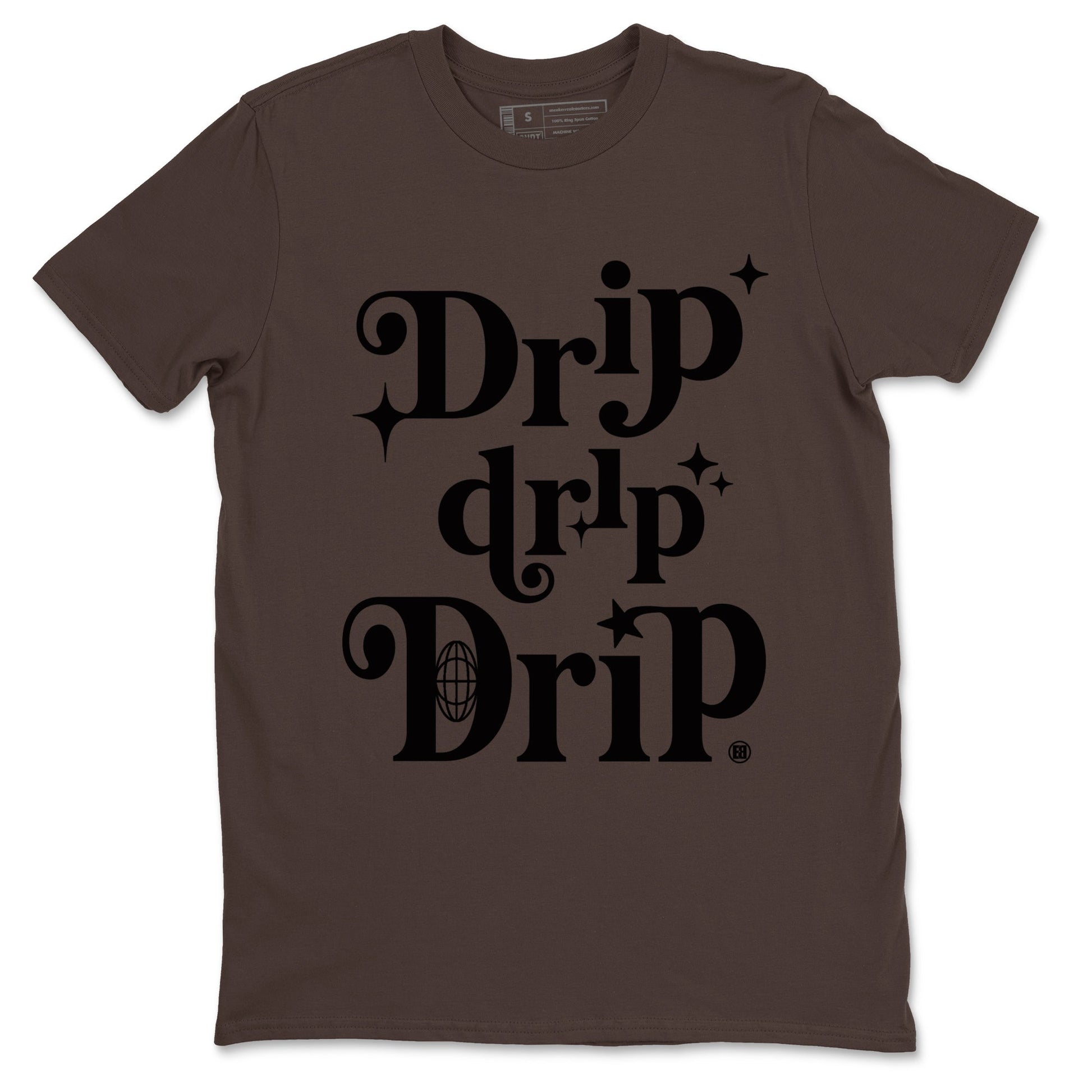 Jordan Jumpman Jack Travis Scott Dark Mocha shirts to match jordans Drip Drip Drip sneaker match tees Jordan Jumpman Jack Travis Scott Dark Mocha match shoes to clothes SNRT Sneaker Tees unisex cotton Dark Chocolate 2 shirts