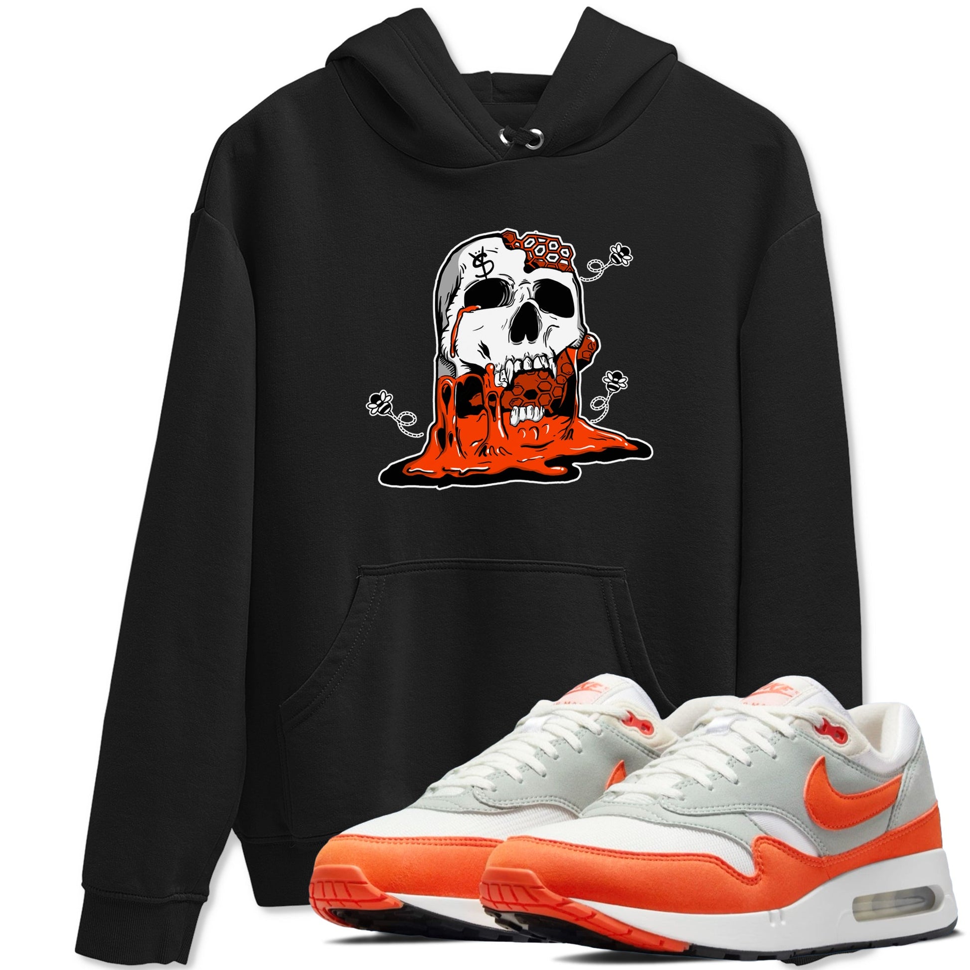 Air Max 1 OG '86 'Summit White and Cosmic Clay shirts to match jordans Dripping Honey Skullhead sneaker match tees Air Max 1 Cosmic Clay match shoes to clothes SNRT Sneaker Tees unisex cotton Black 1 shirts