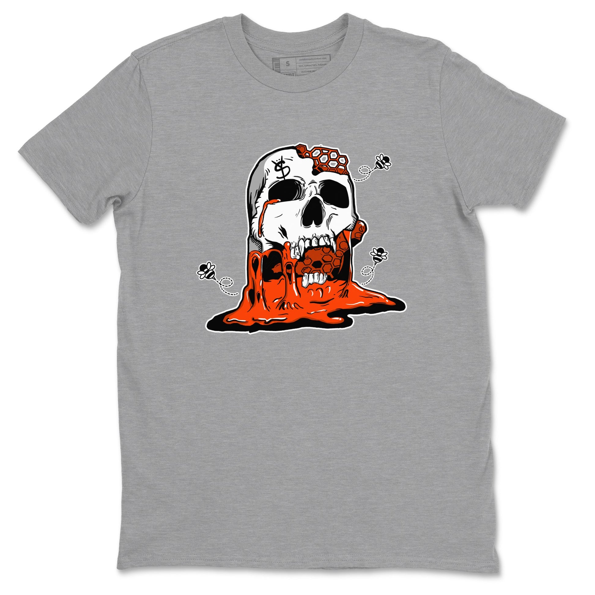 Air Max 1 OG '86 'Summit White and Cosmic Clay shirts to match jordans Dripping Honey Skullhead sneaker match tees Air Max 1 Cosmic Clay match shoes to clothes SNRT Sneaker Tees unisex cotton Heather Grey 2 shirts