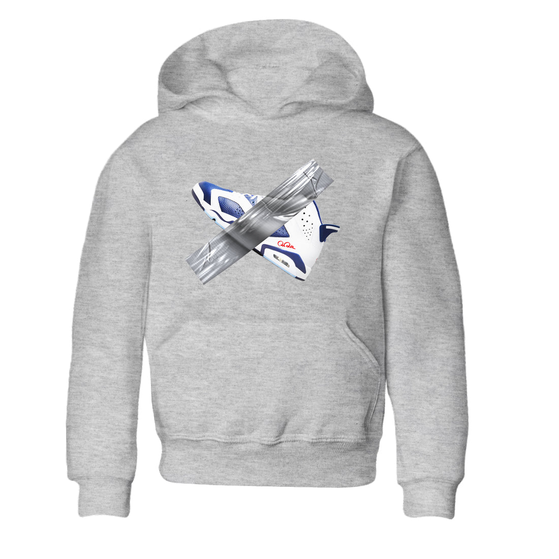 6s White And Midnight Navy shirts to match jordans Duct Tape sneaker match tees Air Jordan 6 White And Midnight Navy SNRT Sneaker Tees streetwear brand Baby and Youth Heather Grey 2 cotton tee