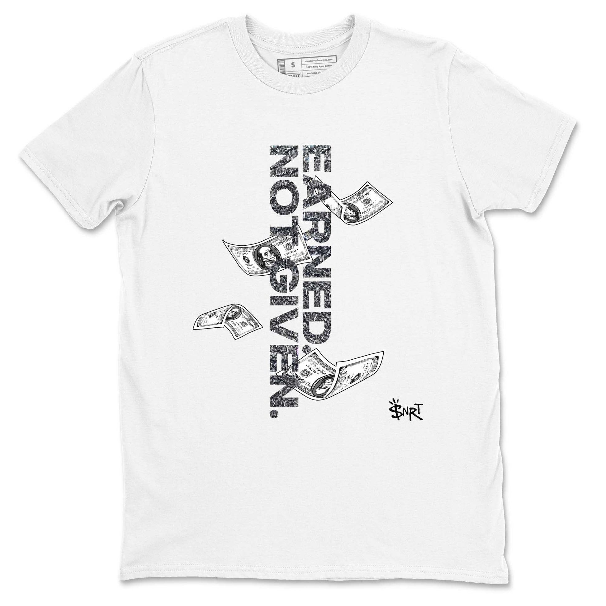 11s Year Of The Snake shirts to match jordans Earned Not Given shirts to match jordans Air Jordan 11 Retro Low Year Of The Snake match shoes to clothes SNRT Sneaker Tees unisex cotton White 2 shirts