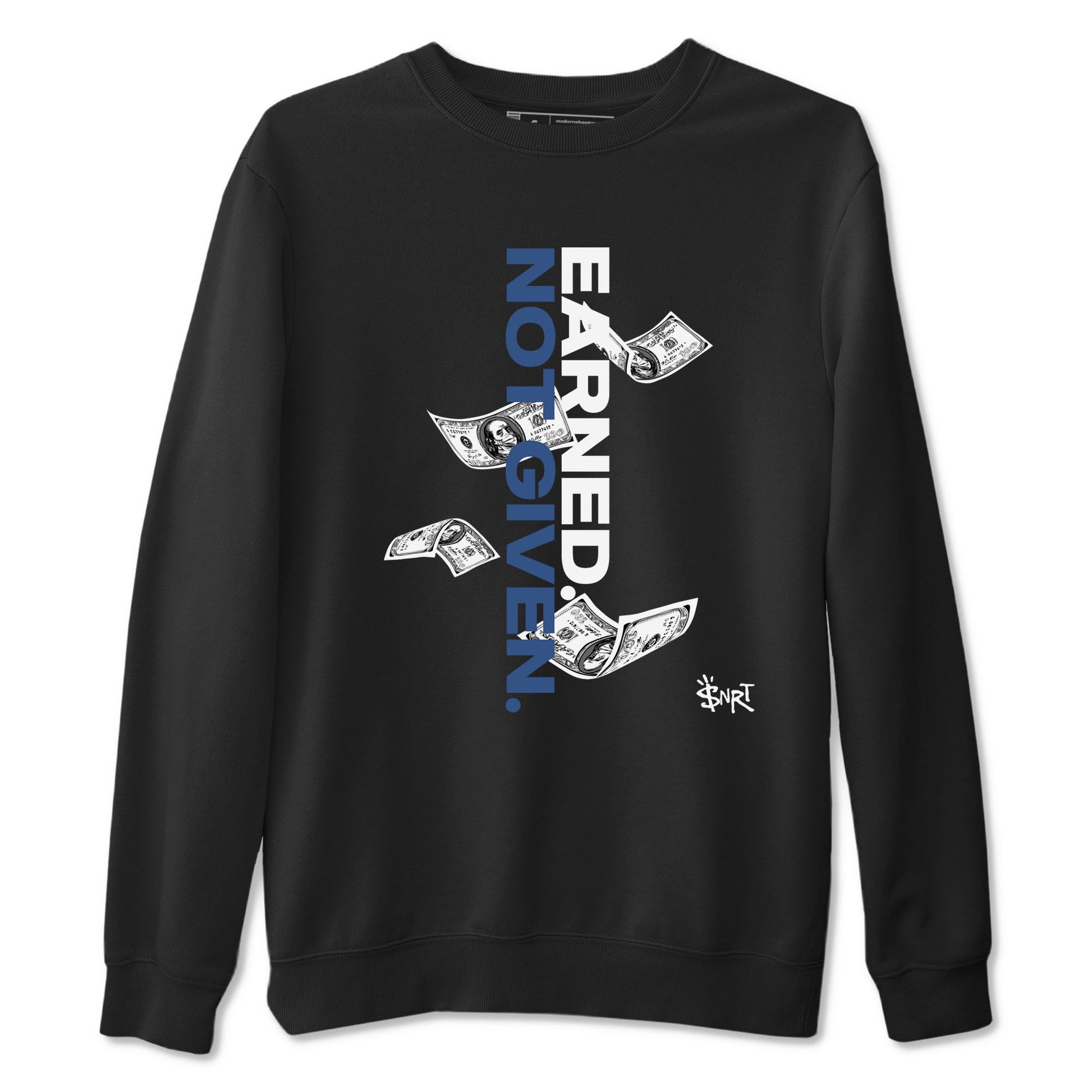 3s For The Love to match jordans Earned Not Given best t shirts to wear with jordans A Ma Maniere x Air Jordan 3 Diffused Blue match shoes to clothes SNRT Sneaker Tees unisex cotton Black 2 shirts