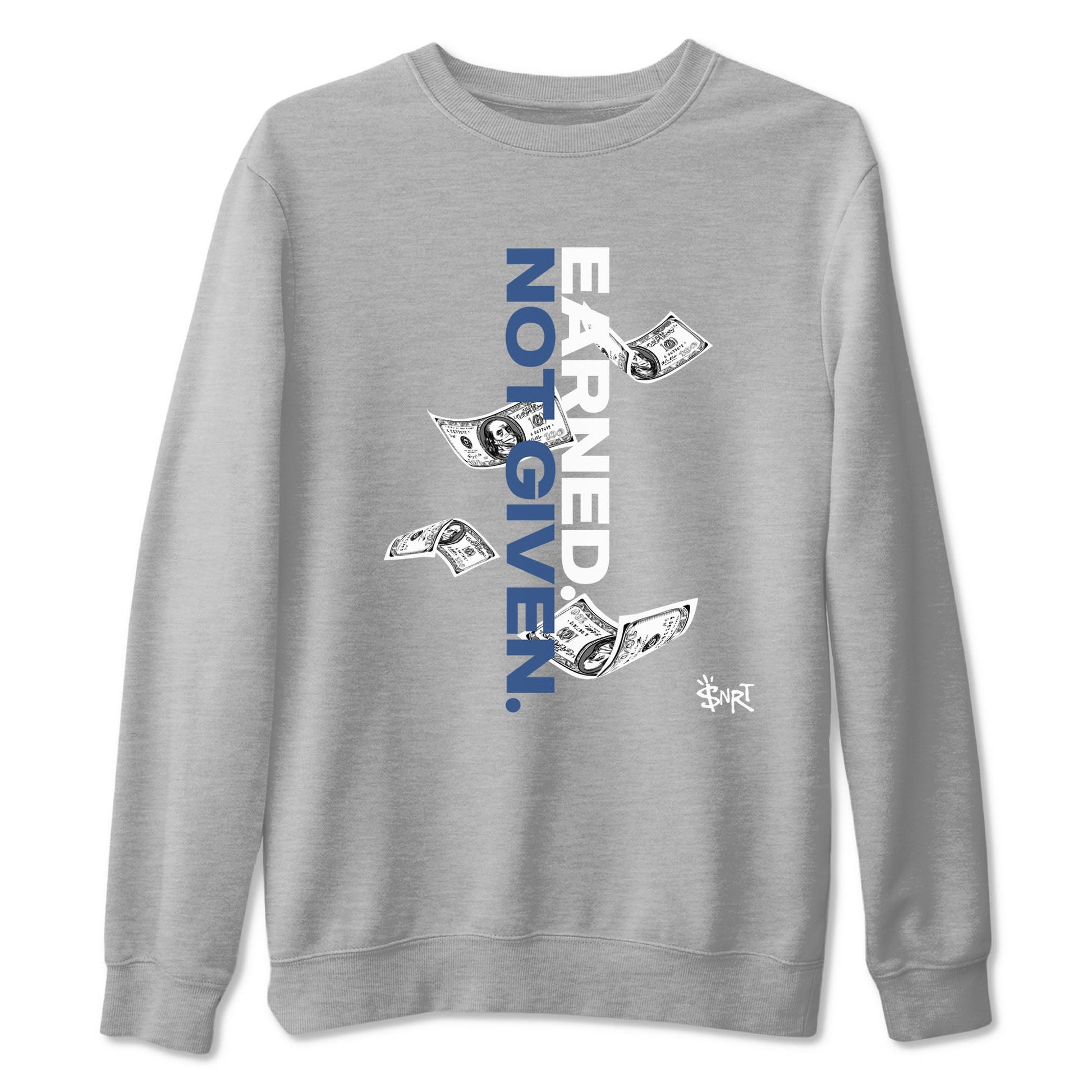 3s For The Love to match jordans Earned Not Given best t shirts to wear with jordans A Ma Maniere x Air Jordan 3 Diffused Blue match shoes to clothes SNRT Sneaker Tees unisex cotton Heather Grey 2 shirts