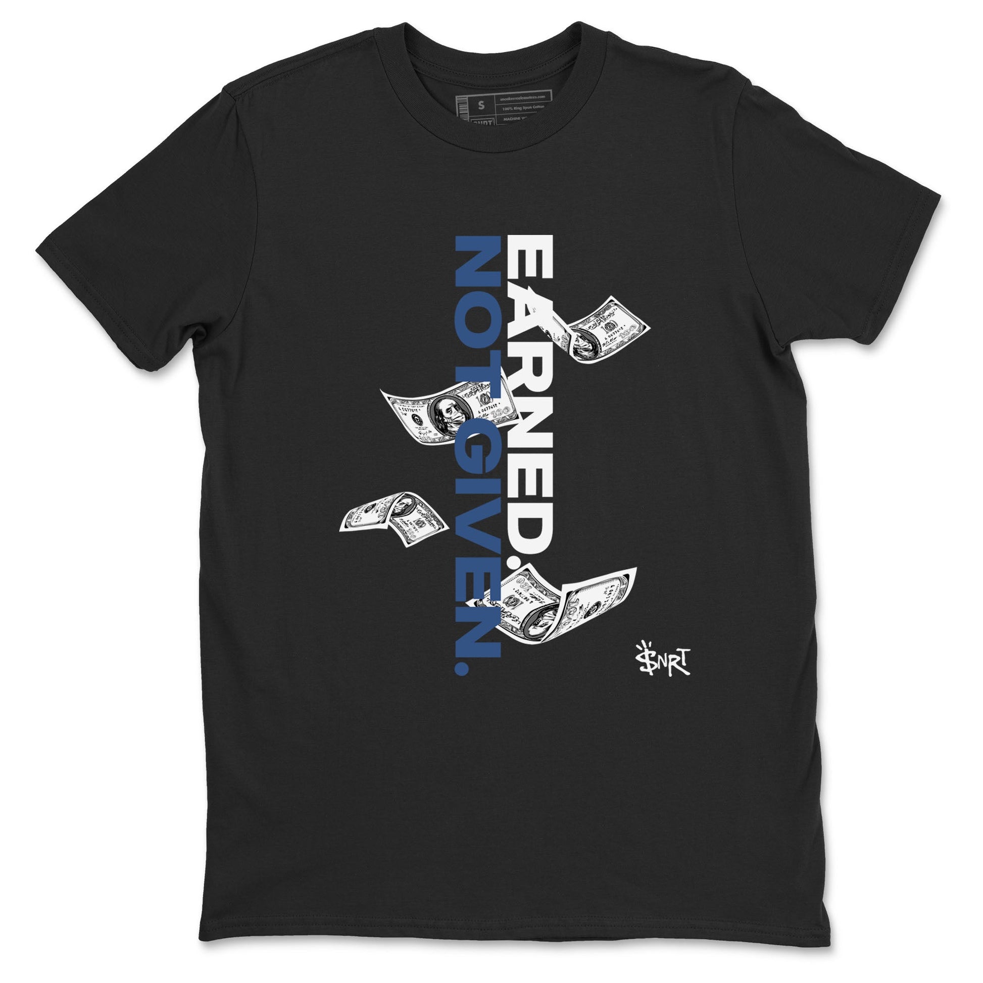 3s For The Love to match jordans Earned Not Given best t shirts to wear with jordans A Ma Maniere x Air Jordan 3 Diffused Blue match shoes to clothes SNRT Sneaker Tees unisex cotton Black 2 shirts