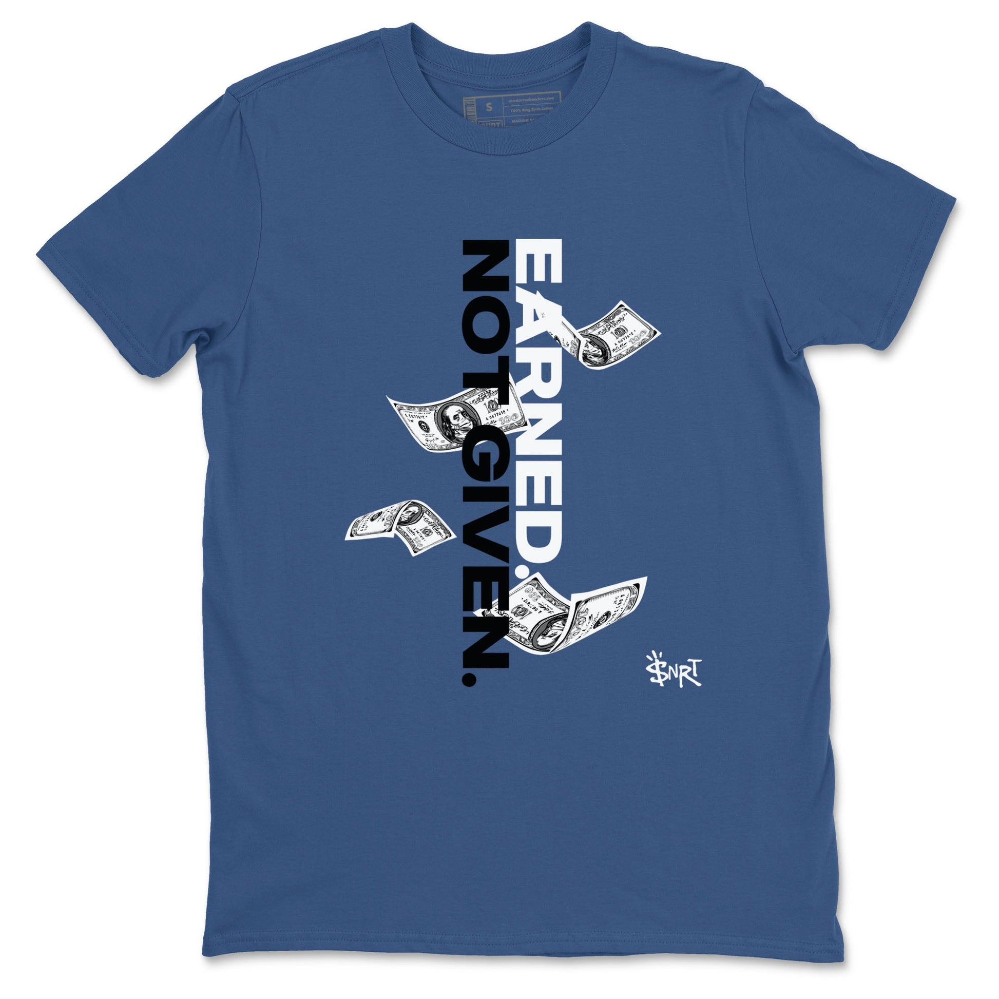 3s For The Love to match jordans Earned Not Given best t shirts to wear with jordans A Ma Maniere x Air Jordan 3 Diffused Blue match shoes to clothes SNRT Sneaker Tees unisex cotton Denim Blue 2 shirts