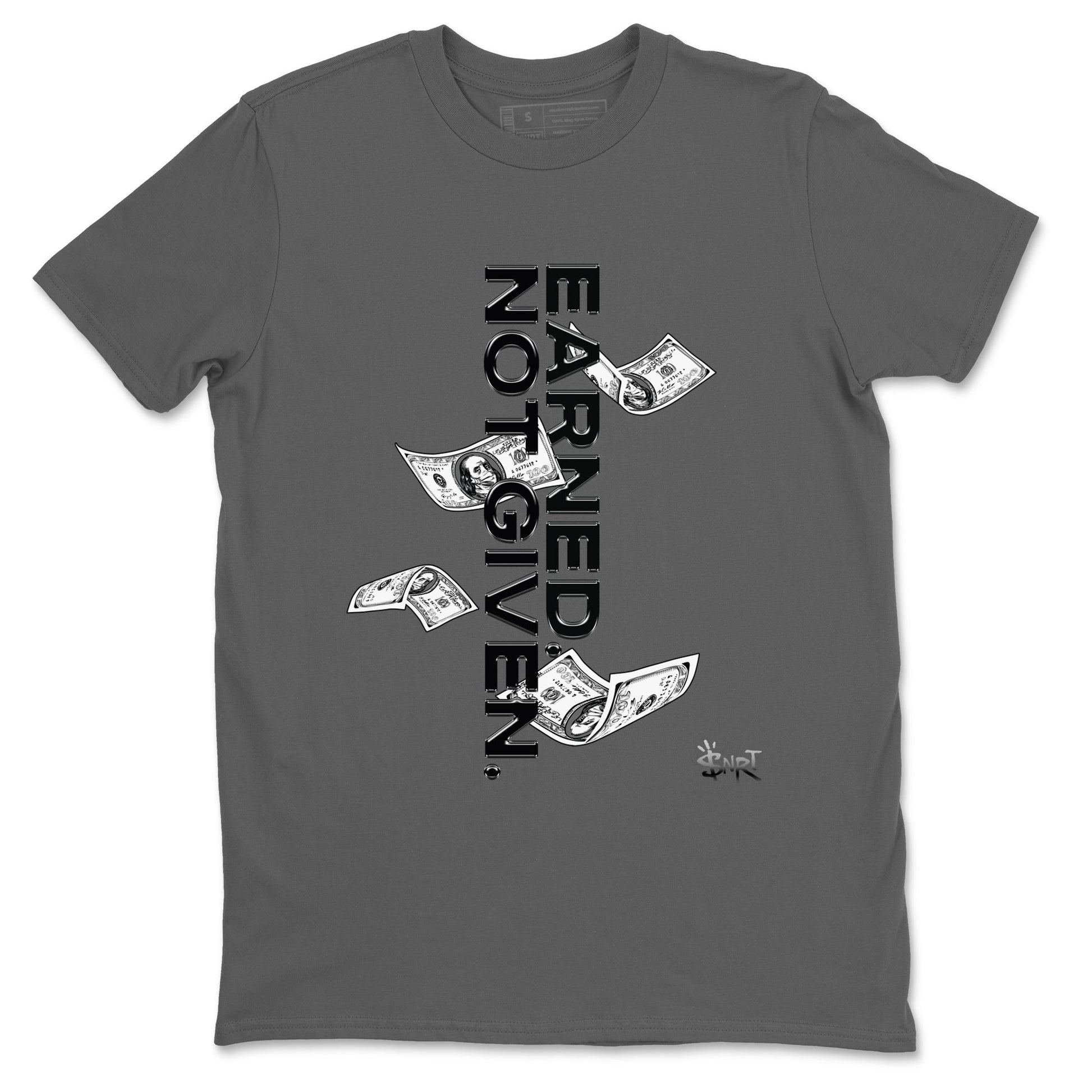 4s Black Cat shirts to match jordans Earned Not Given sneaker match tees Air Jordan 4 Black Cat match shoes to clothes SNRT Sneaker Tees unisex cotton Cool Grey 2 shirts