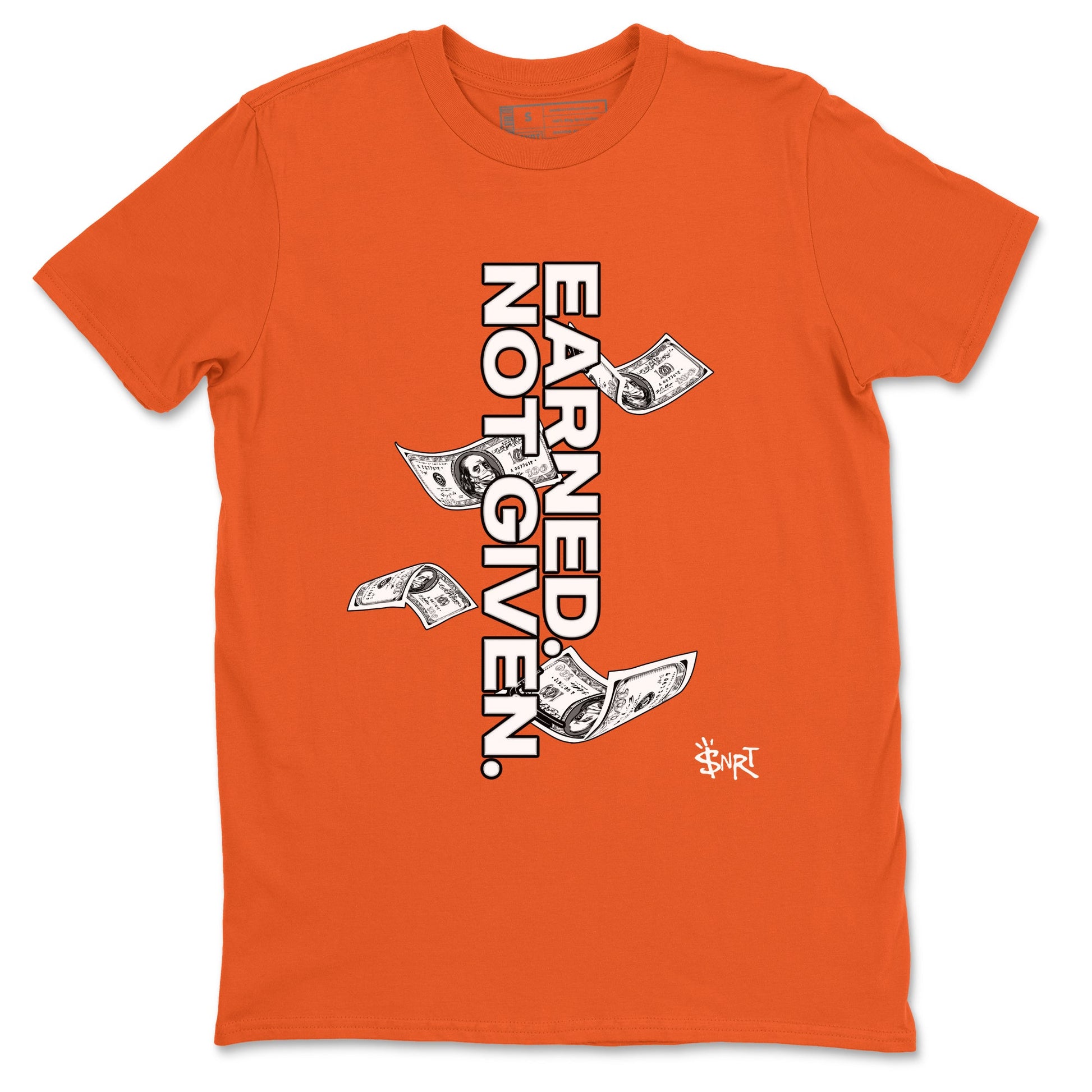 Air Max 1 OG '86 'Summit White and Cosmic Clay shirts to match jordans Earned Not Given sneaker match tees Air Max 1 Cosmic Clay match shoes to clothes SNRT Sneaker Tees unisex cotton Orange 2 shirts