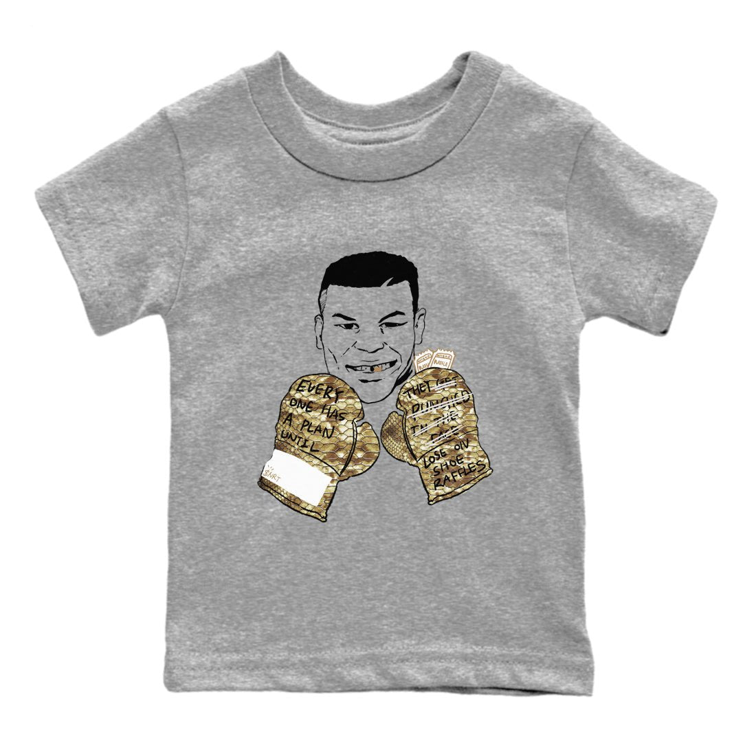 Air Force 1 Ivory Snake shirt to match jordans Everyone Has A Plan sneaker tees Air Force 1 Ivory Snake SNRT sneaker release tees baby toddler Heather Grey 2 cotton Shirt