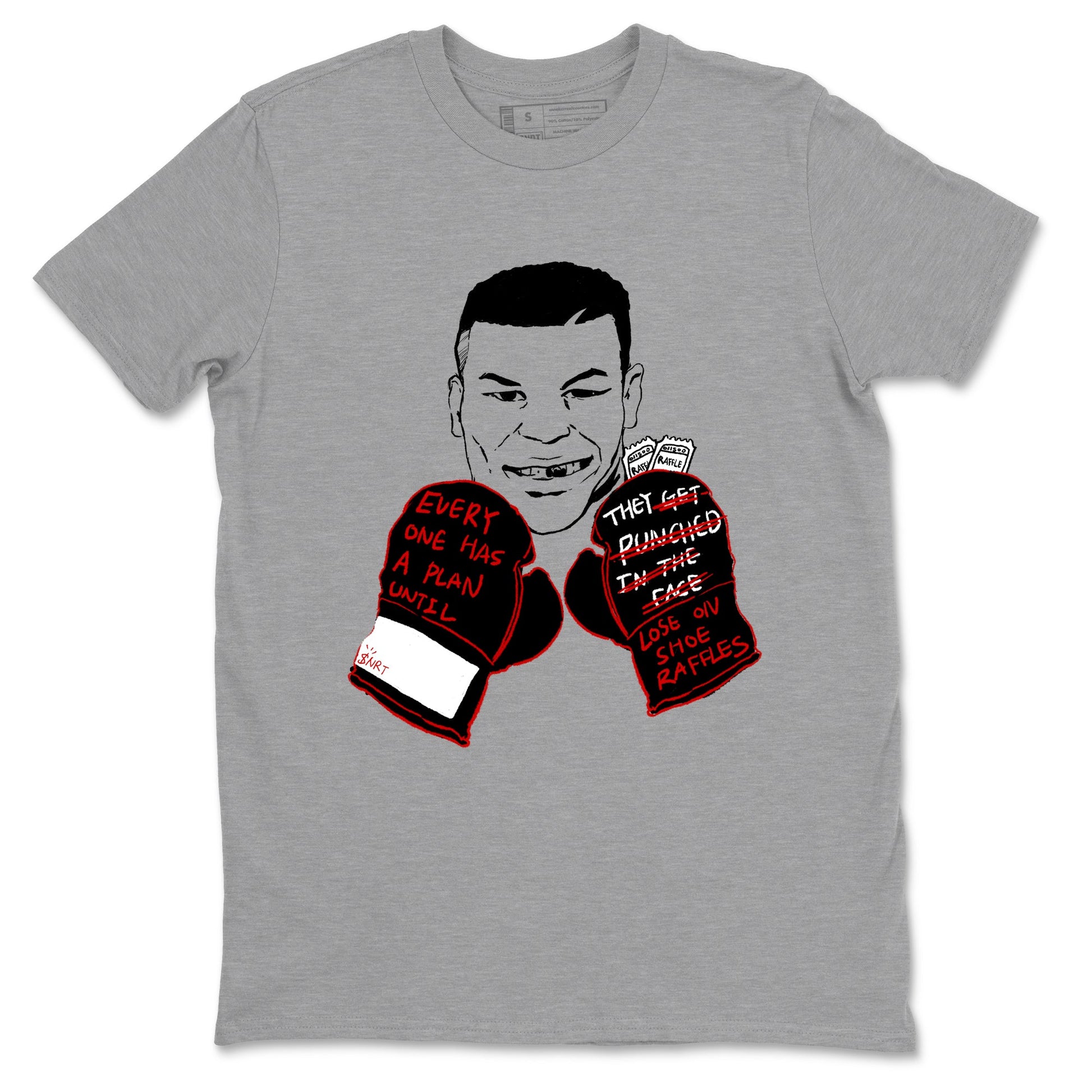 Air Jordan 14 Black Toe t shirts to match sneakers Everyone Has A Plan sneaker match tees 14s Black Toe sneaker match tee SNRT Sneaker Tees unisex cotton Heather Grey 2 shirts