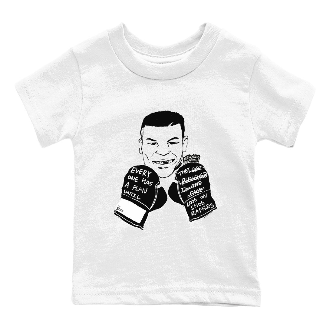 Dunk Panda shirts to match jordans Everyone Has A Plan sneaker match tees Dunk Panda SNRT Sneaker Release Tees Youth Baby White 2 crew neck shirts