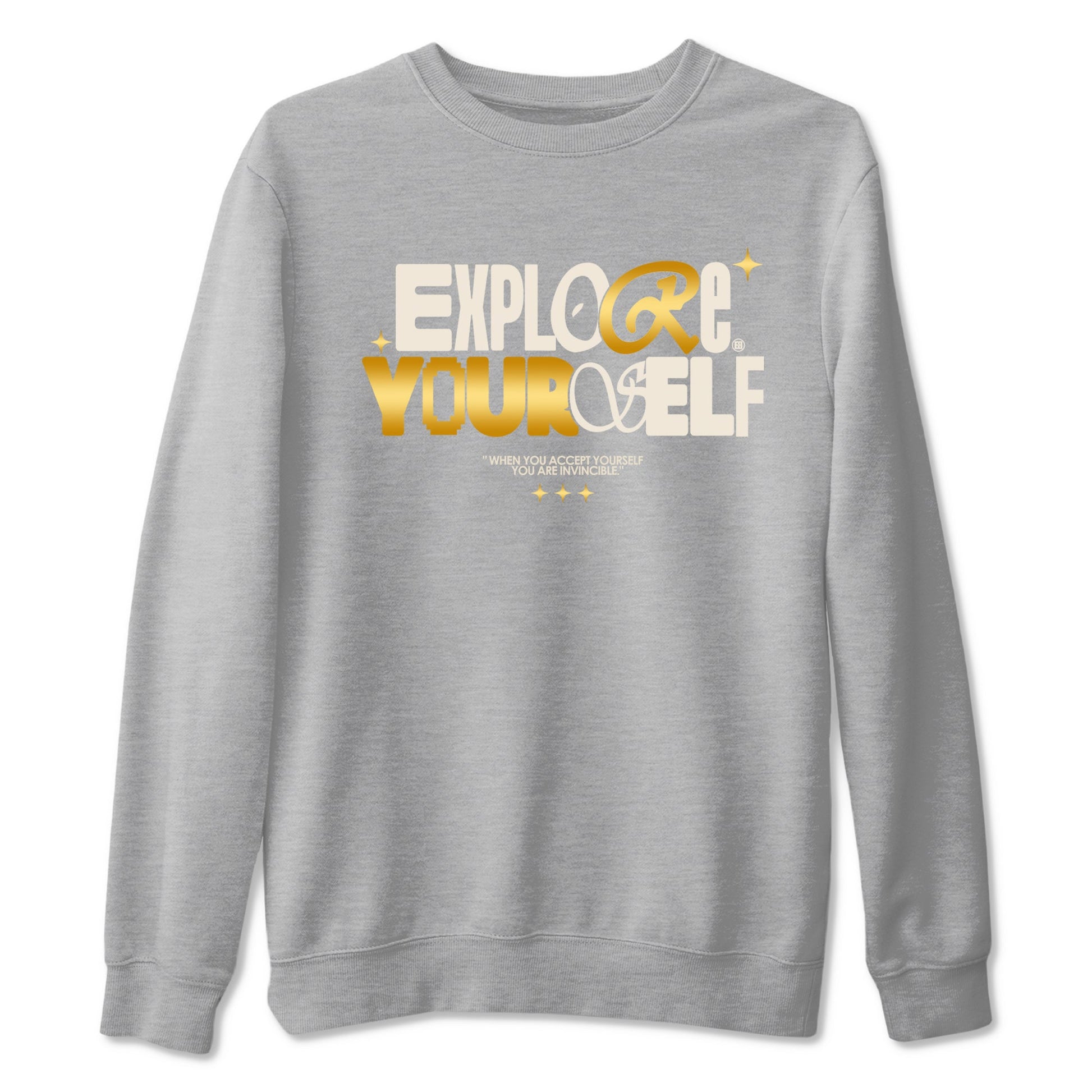 12s Phantom shirts to match jordans Explore Yourself sneaker match tees Air Jordan 12 WMNS Phantom match shoes to clothes SNRT Sneaker Tees unisex cotton Heather Grey 2 shirts