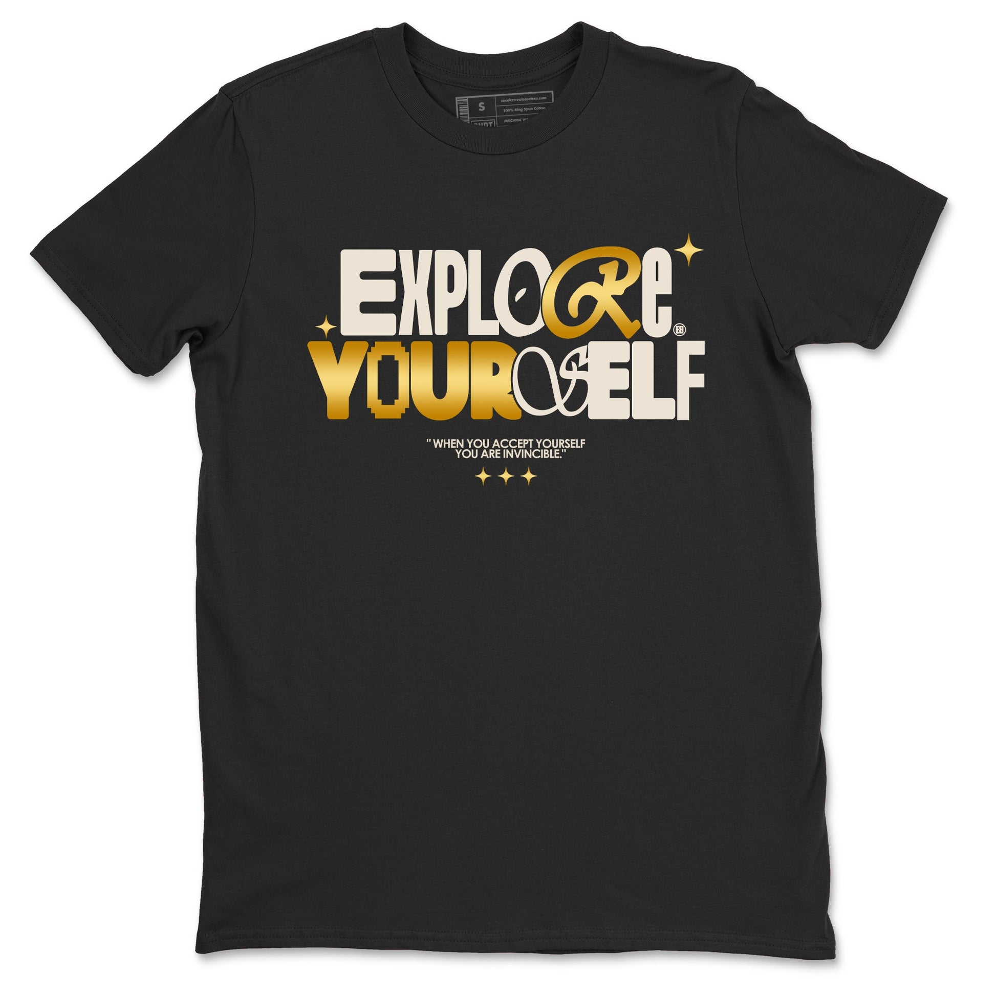 12s Phantom shirts to match jordans Explore Yourself sneaker match tees Air Jordan 12 WMNS Phantom match shoes to clothes SNRT Sneaker Tees unisex cotton Black 2 shirts