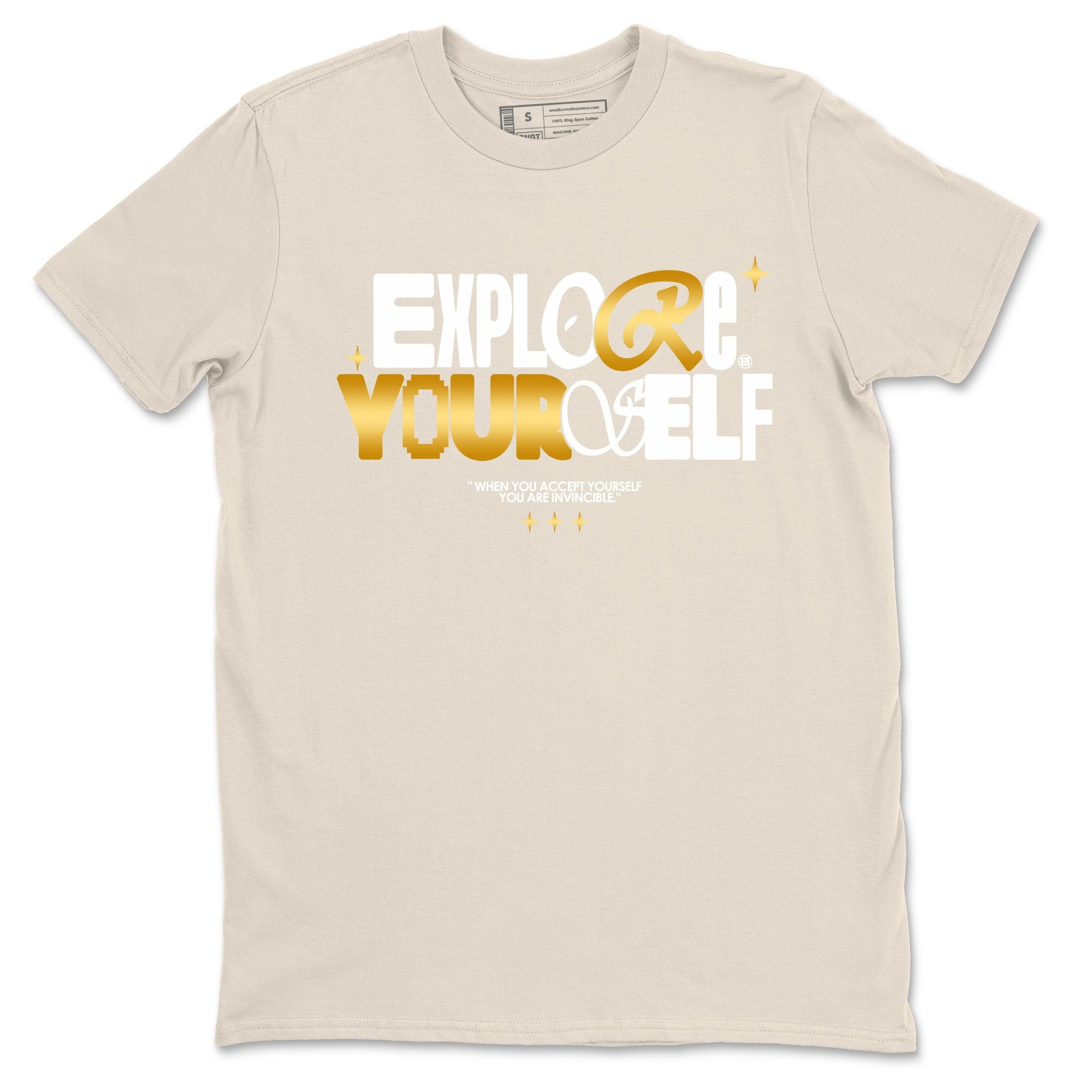 12s Phantom shirts to match jordans Explore Yourself sneaker match tees Air Jordan 12 WMNS Phantom match shoes to clothes SNRT Sneaker Tees unisex cotton Natural 2 shirts