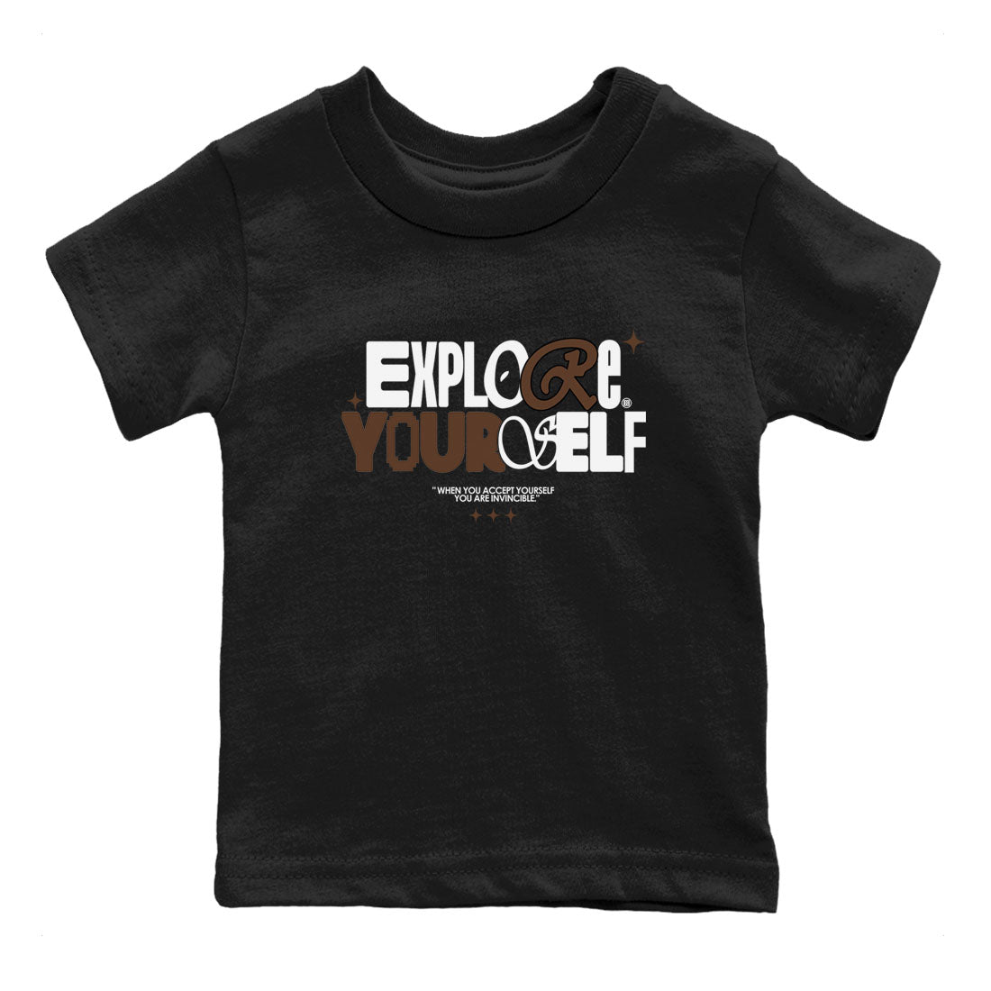 Yeezy Slide Flax shirts to match jordans Explore Yourself sneaker match tees Yeezy Slide Flax SNRT Sneaker Tees streetwear brand Baby and Youth Black 2 cotton tee