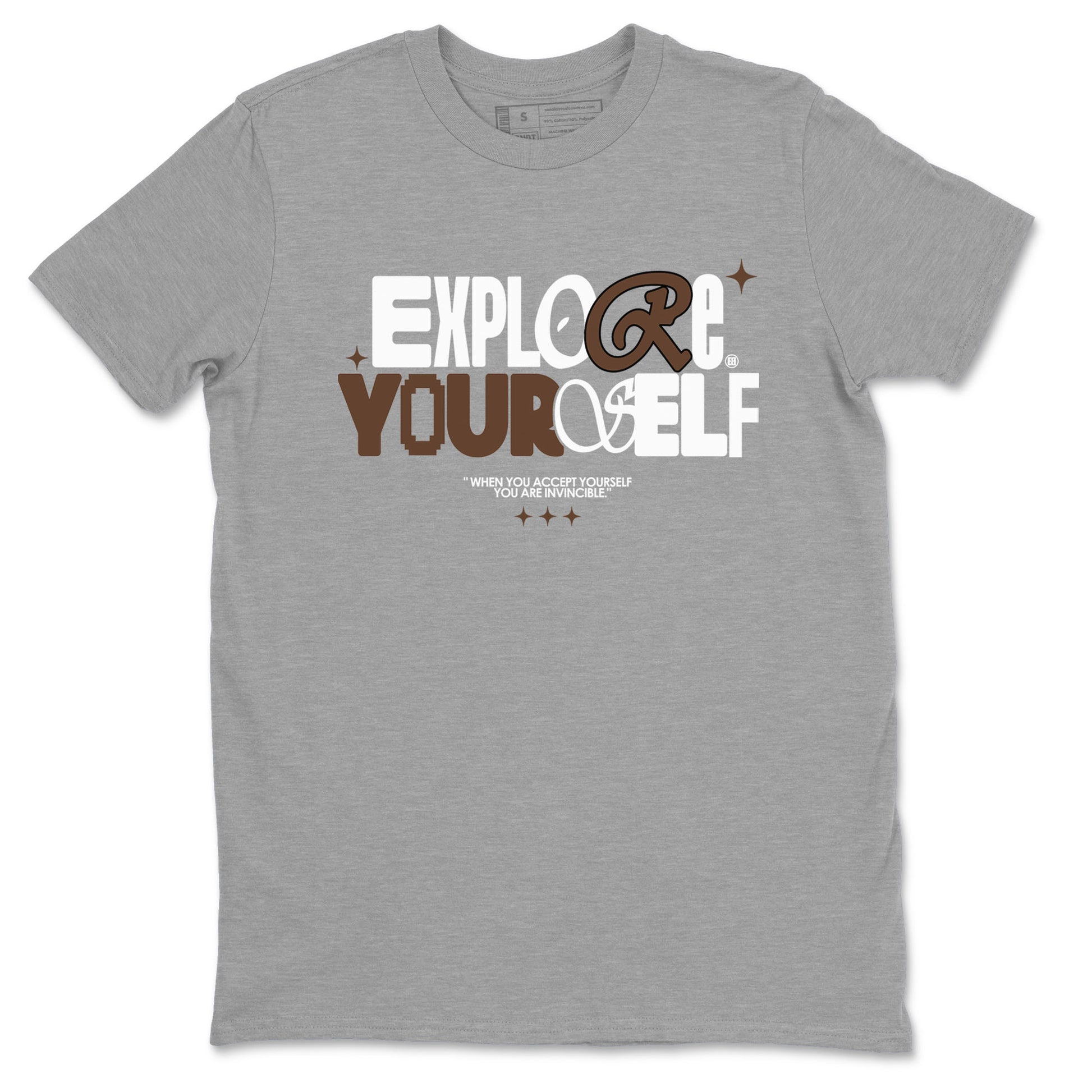 Yeezy Slide Flax shirts to match jordans Explore Yourself sneaker match tees Yeezy Slide Flax SNRT Sneaker Tees streetwear brand Heather Grey 2 unisex cotton tee