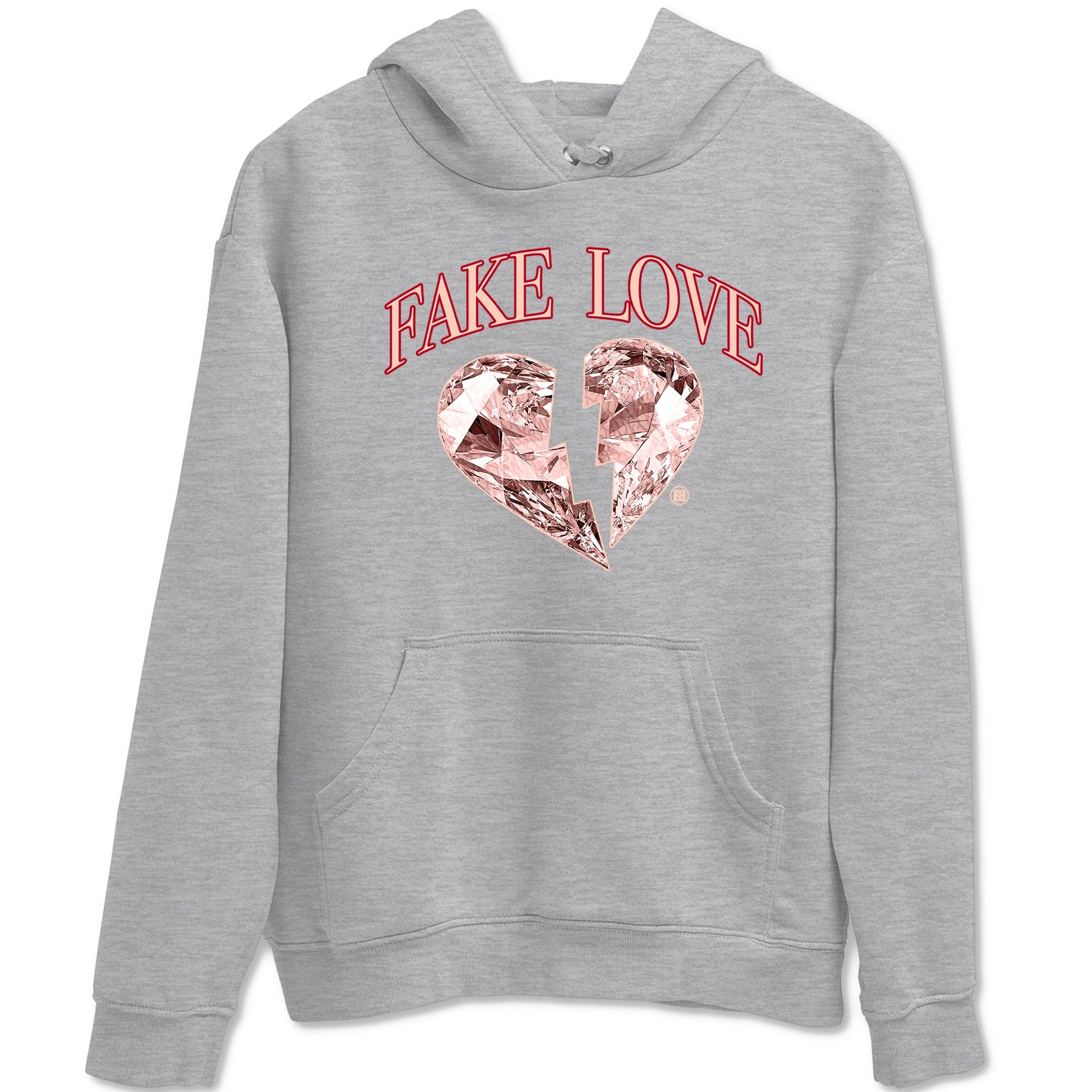 3s Valentines Day tee to match jordans Fake Love best t shirts to wear with jordans Air Jordan 3 "Treat Yourself" Washed Coral special Valentine's Day Gift SNRT Sneaker Tees Graphic Tee Heather Grey 2 shirts